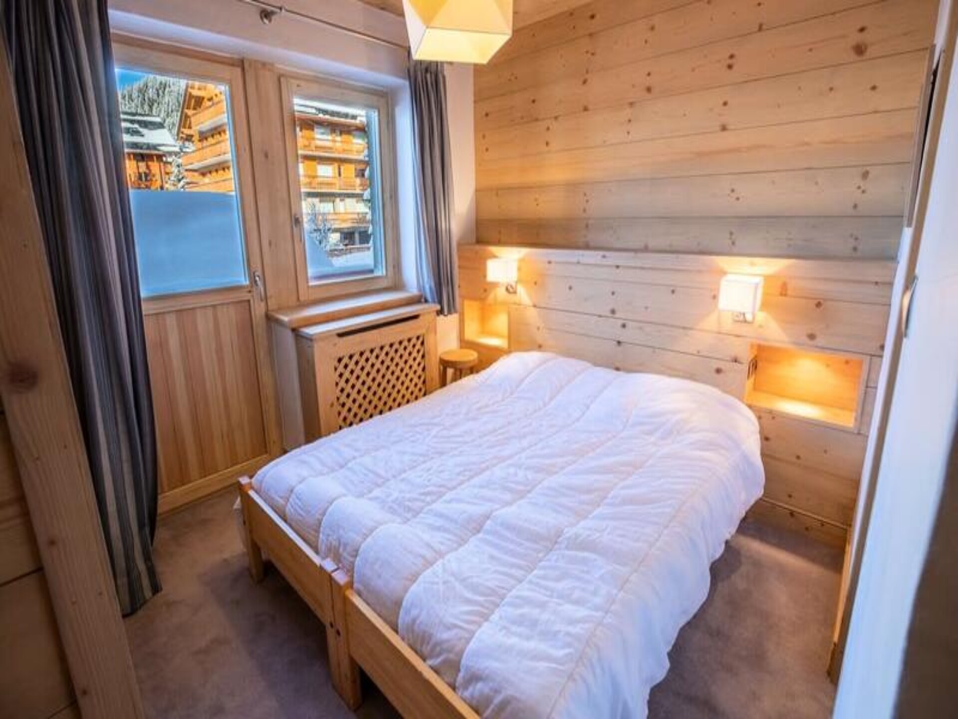 Appartement Chantemerle 6: Ski-in/ski-out met balkon aan de pistes van Méribel - foto 10