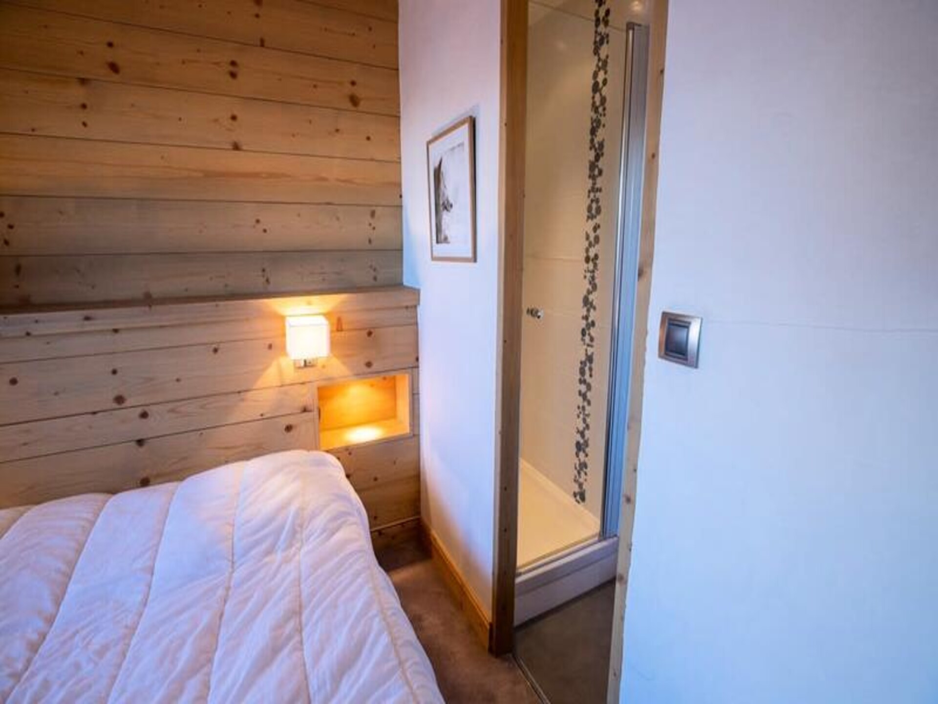 Appartement Chantemerle 6: Ski-in/ski-out met balkon aan de pistes van Méribel - foto 12