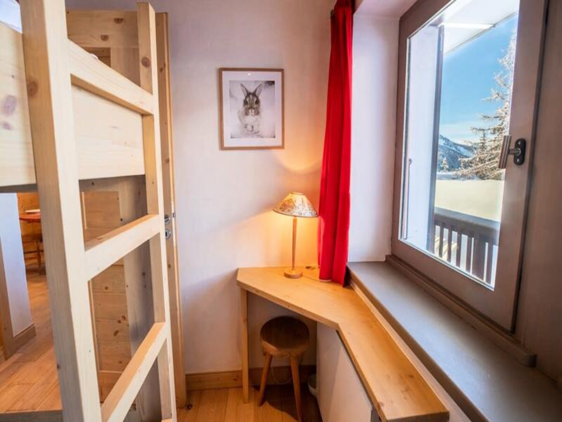 Appartement Chantemerle 6: Ski-in/ski-out met balkon aan de pistes van Méribel - foto 16