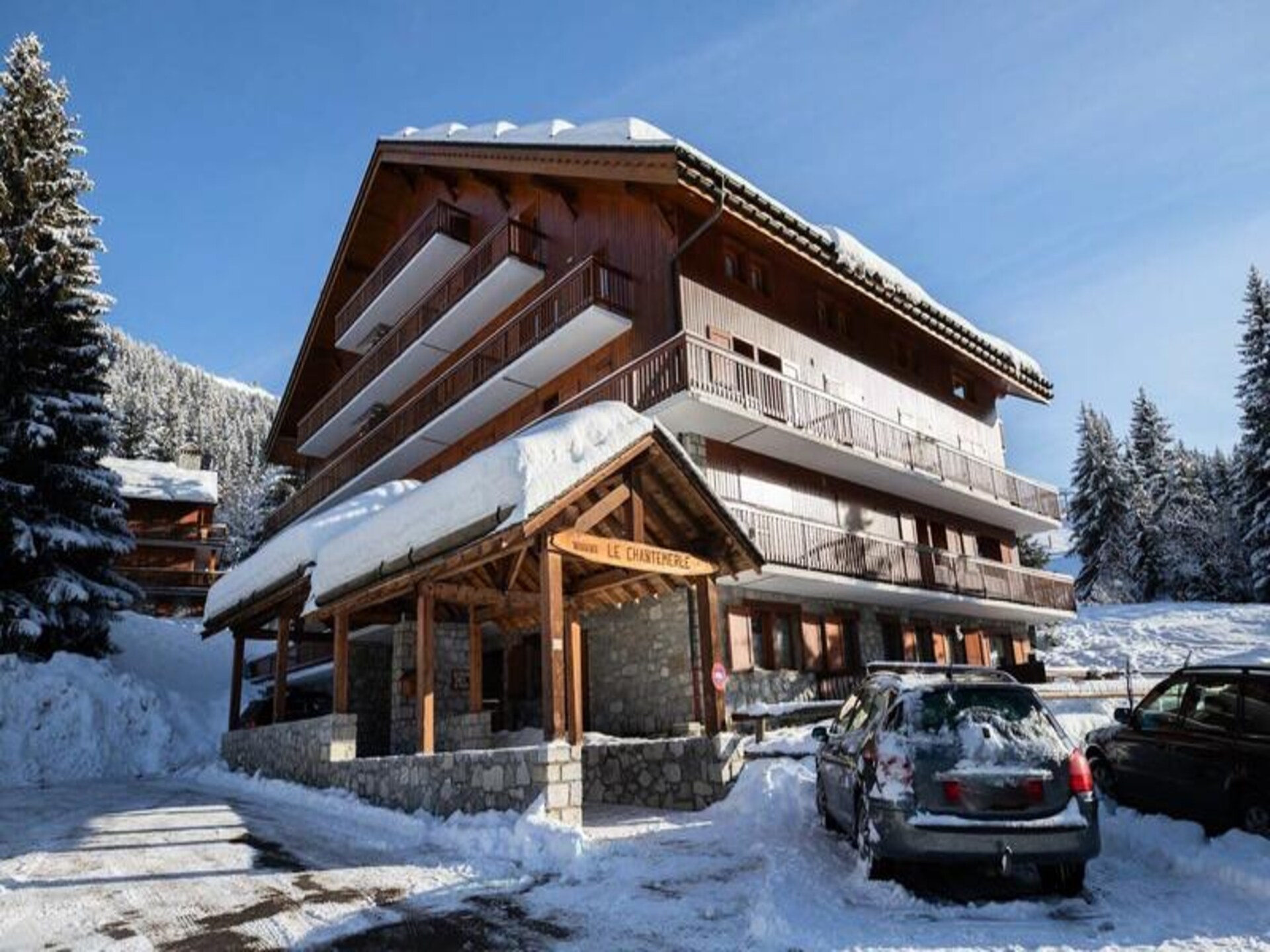 Appartement Chantemerle 6: Ski-in/ski-out met balkon aan de pistes van Méribel - foto 18