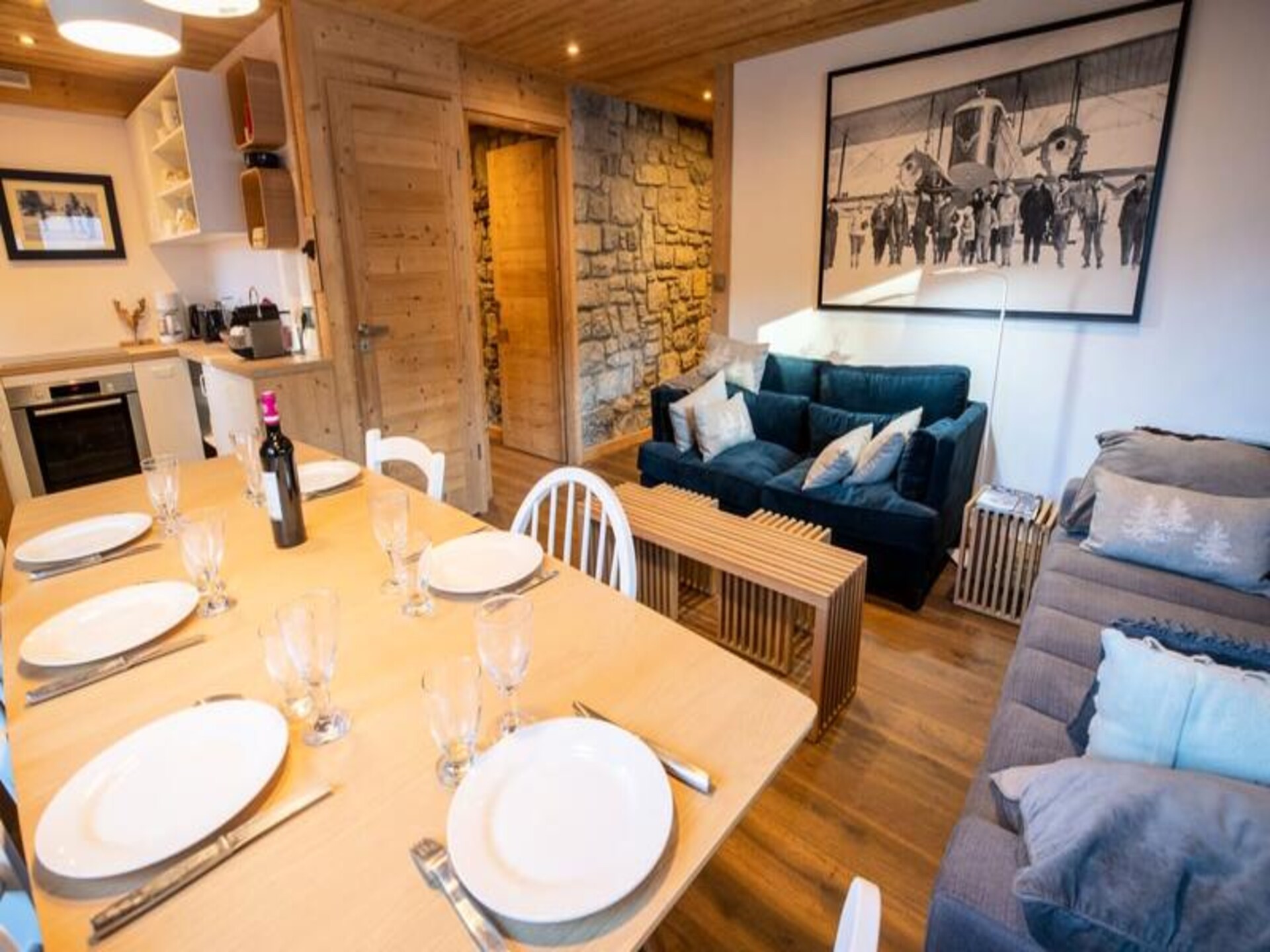 Chalet De L'ours Rdc: knus appartement op de begane grond, vlakbij de piste - foto 5