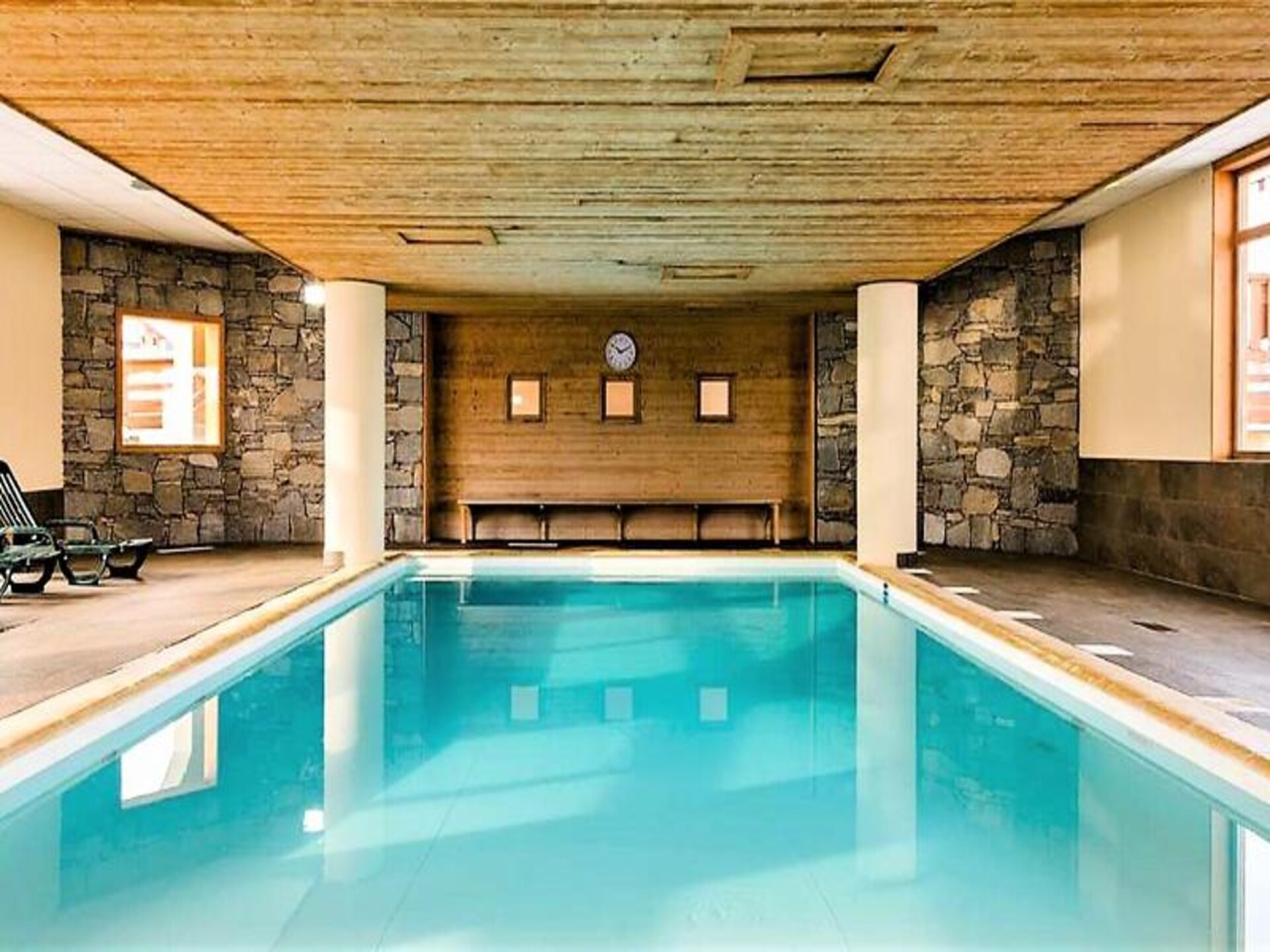 Appartement 6 pers. met zwembad & sauna vlakbij de pistes in La Toussuire - foto 3