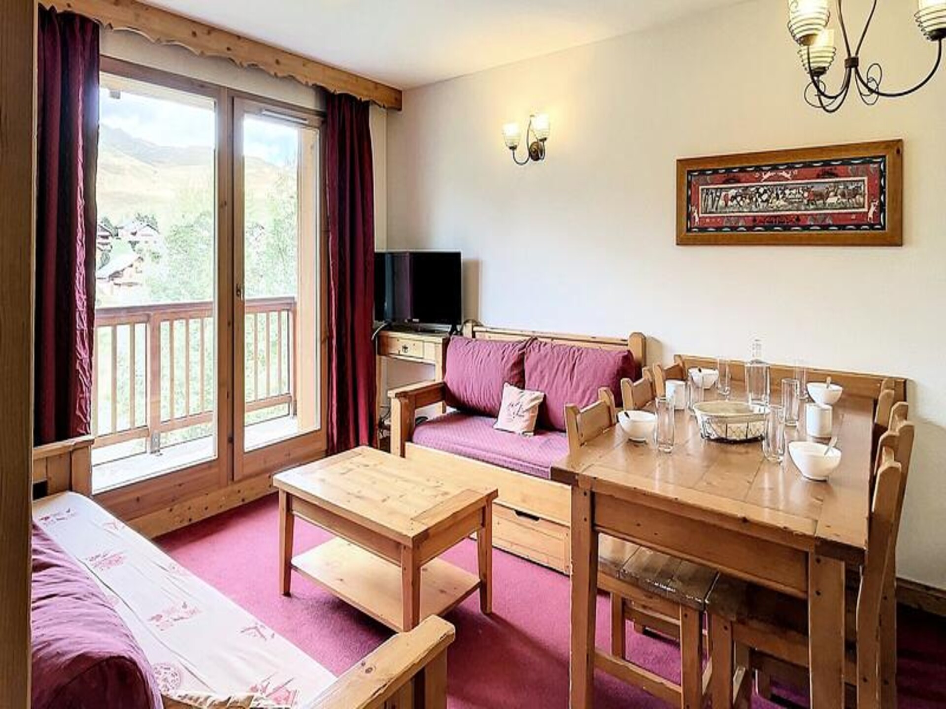 Appartement 6 pers. met zwembad & sauna vlakbij de pistes in La Toussuire - foto 8