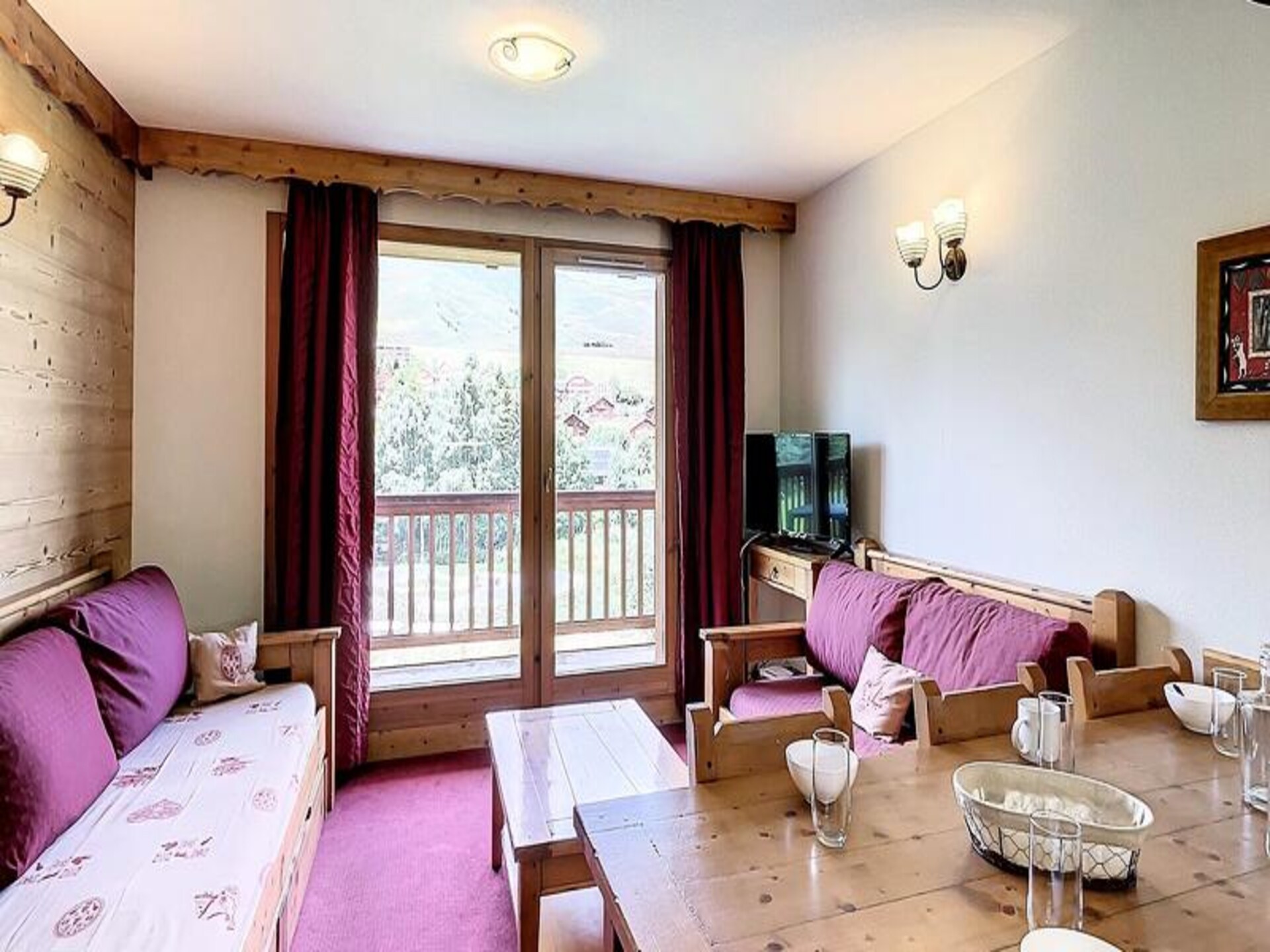 Appartement 6 pers. met zwembad & sauna vlakbij de pistes in La Toussuire - foto 9