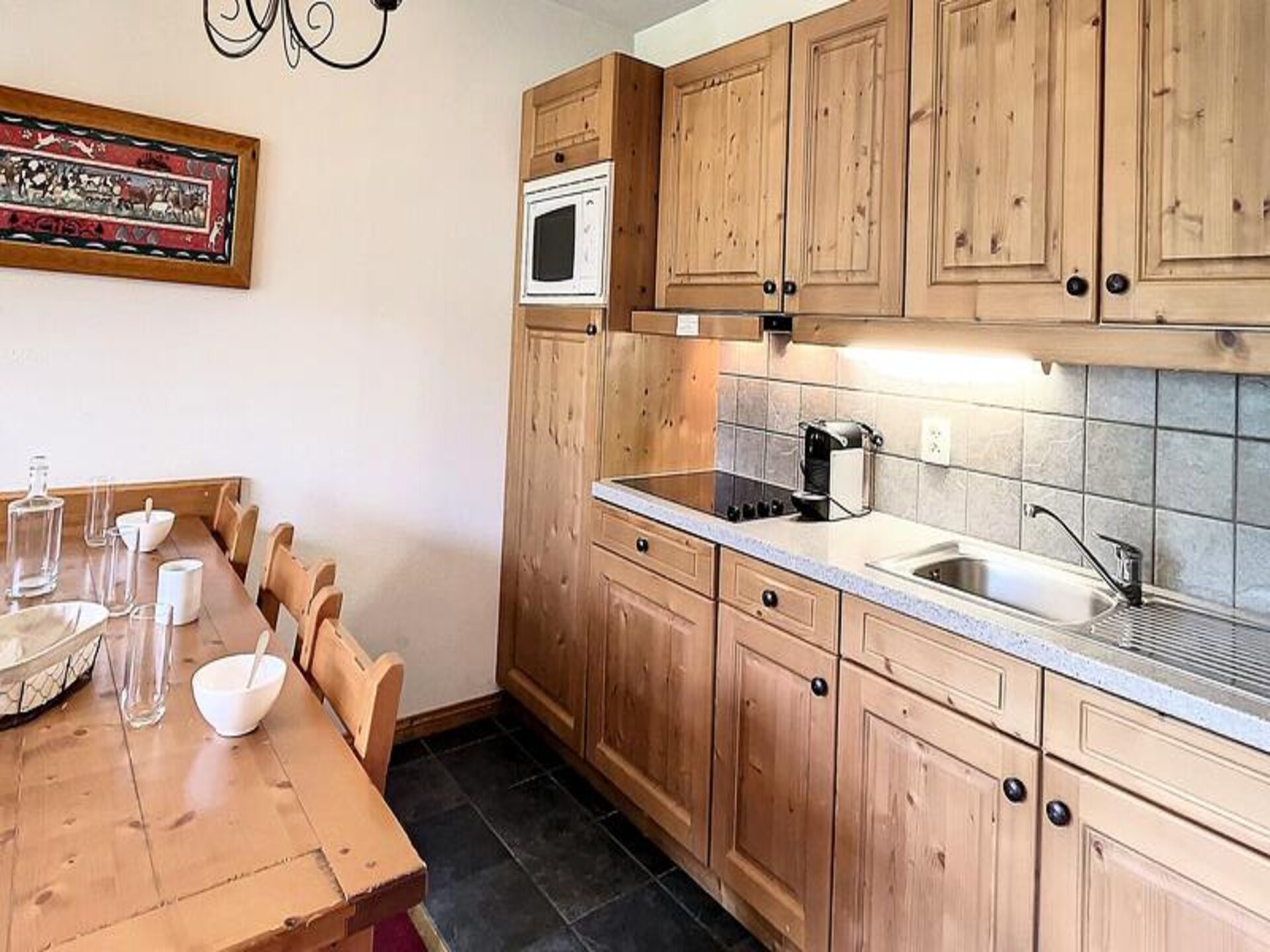 Appartement 6 pers. met zwembad & sauna vlakbij de pistes in La Toussuire - foto 10