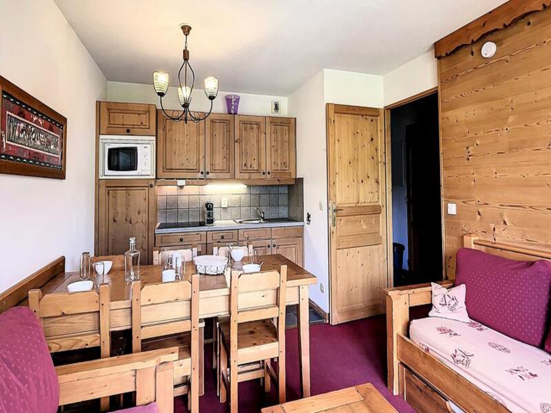 Appartement 6 pers. met zwembad & sauna vlakbij de pistes in La Toussuire - foto 11