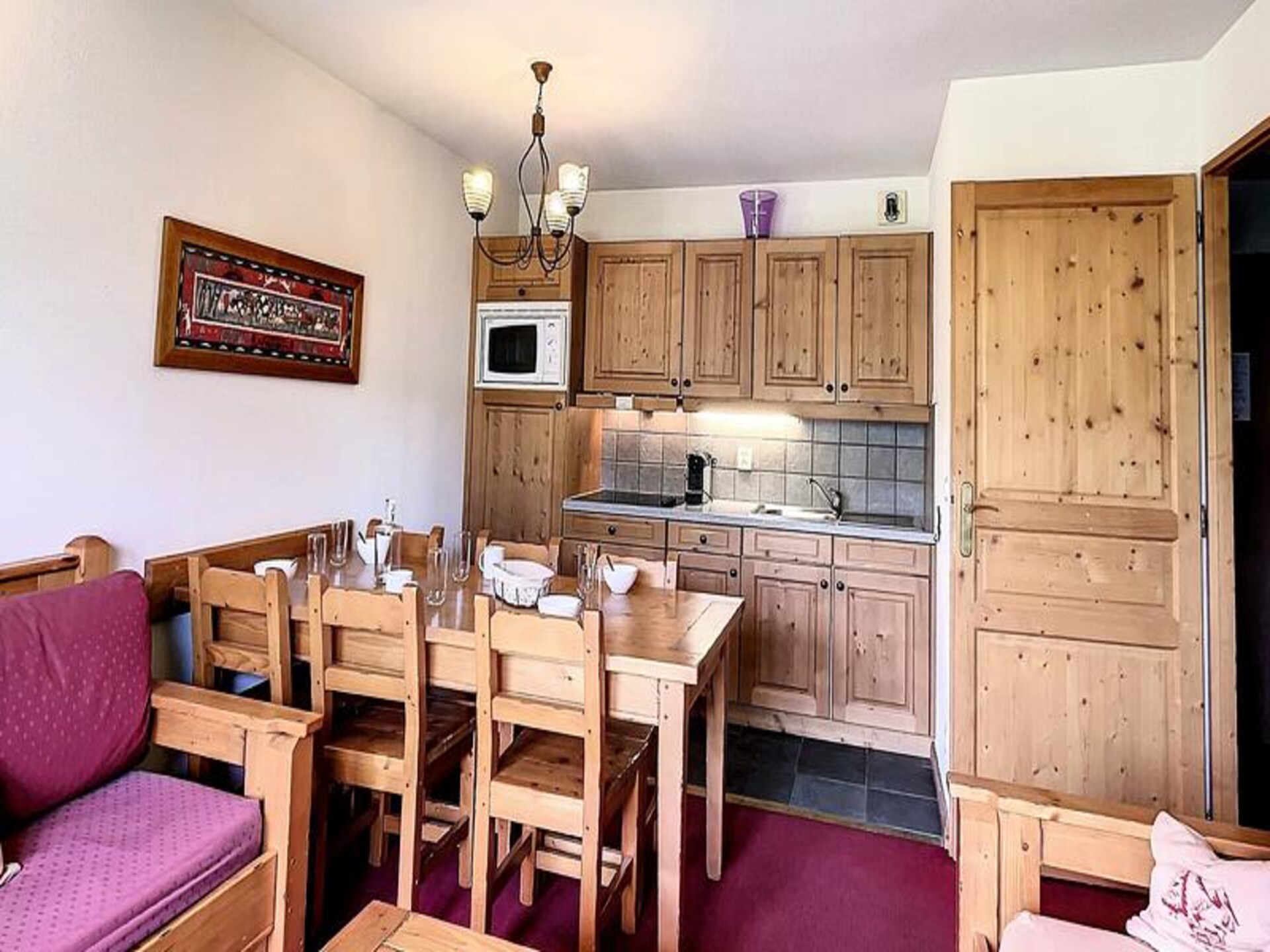 Appartement 6 pers. met zwembad & sauna vlakbij de pistes in La Toussuire - foto 12