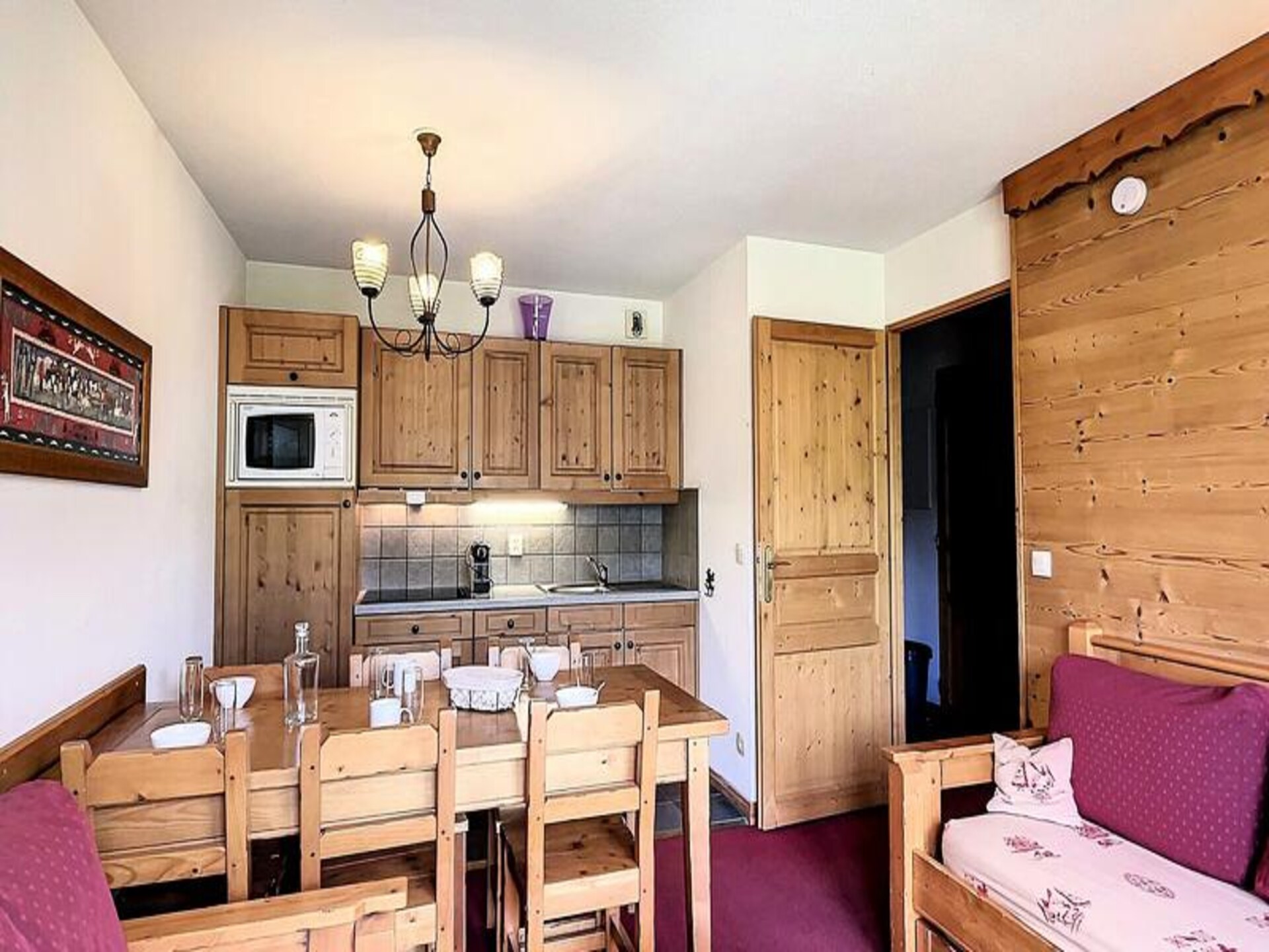 Appartement 6 pers. met zwembad & sauna vlakbij de pistes in La Toussuire - foto 13