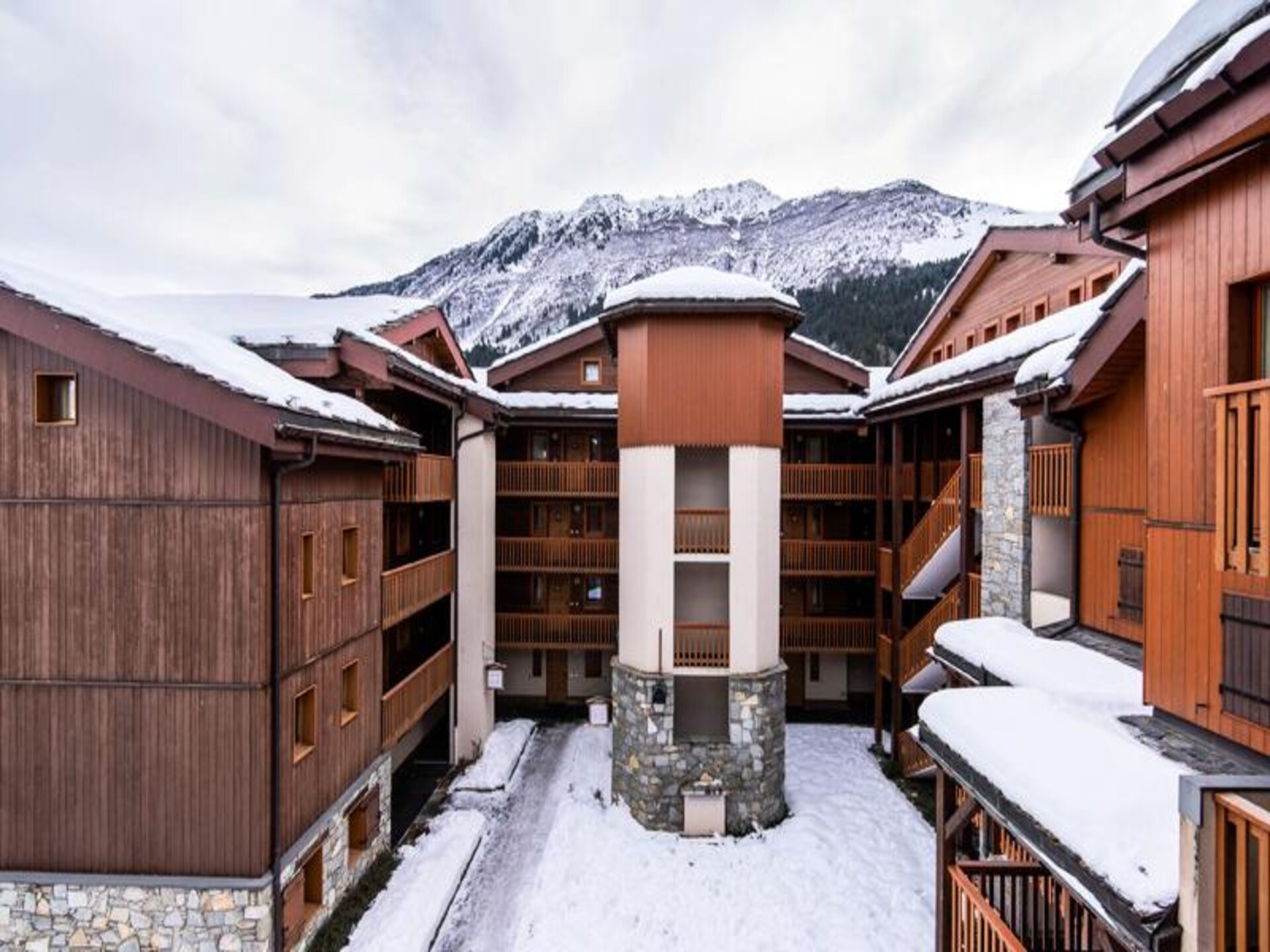 Knusse studio voor 4 aan de voet van de skipistes in Valmorel - foto 13
