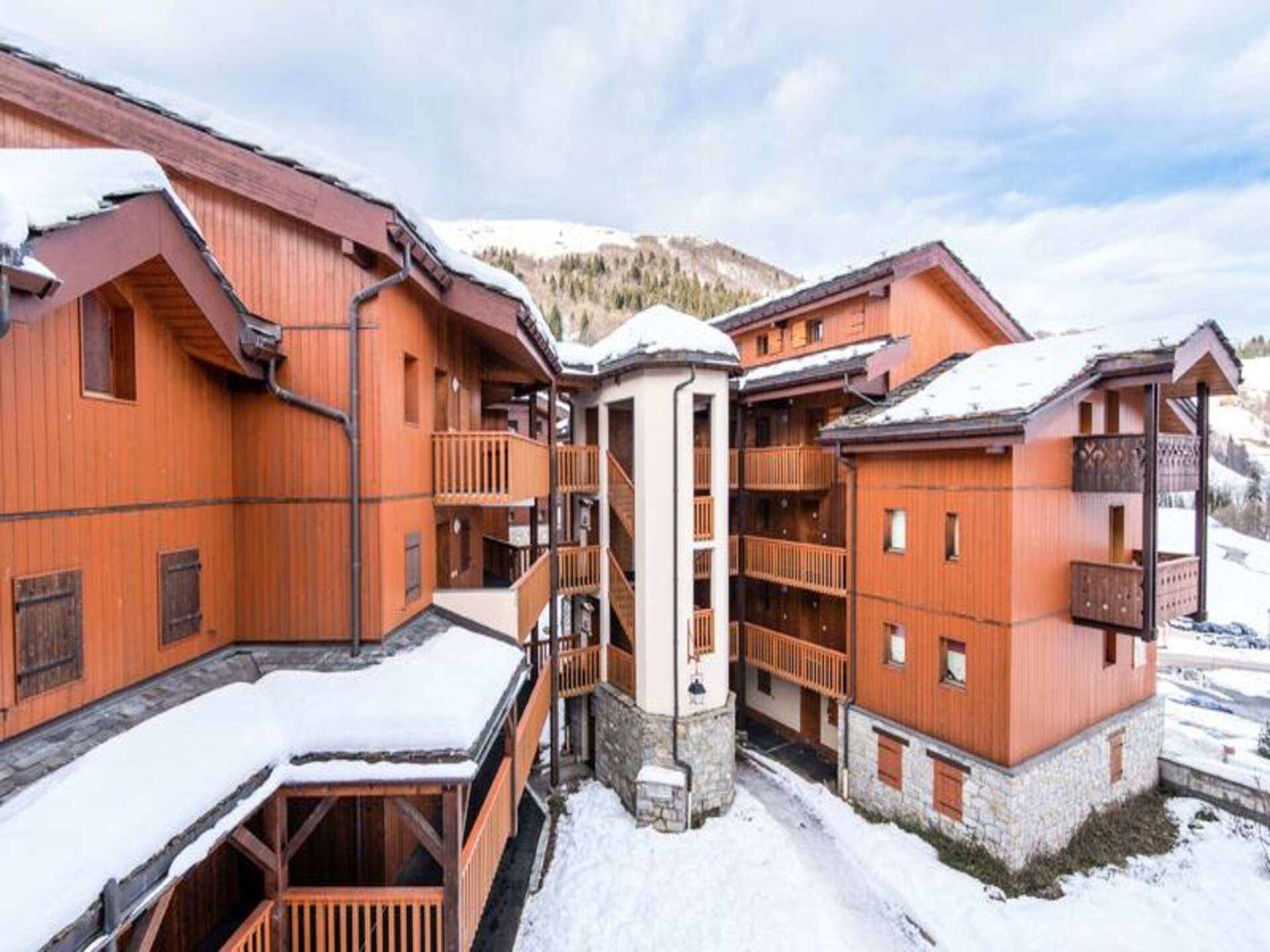 Knusse studio voor 4 aan de voet van de skipistes in Valmorel - foto 16