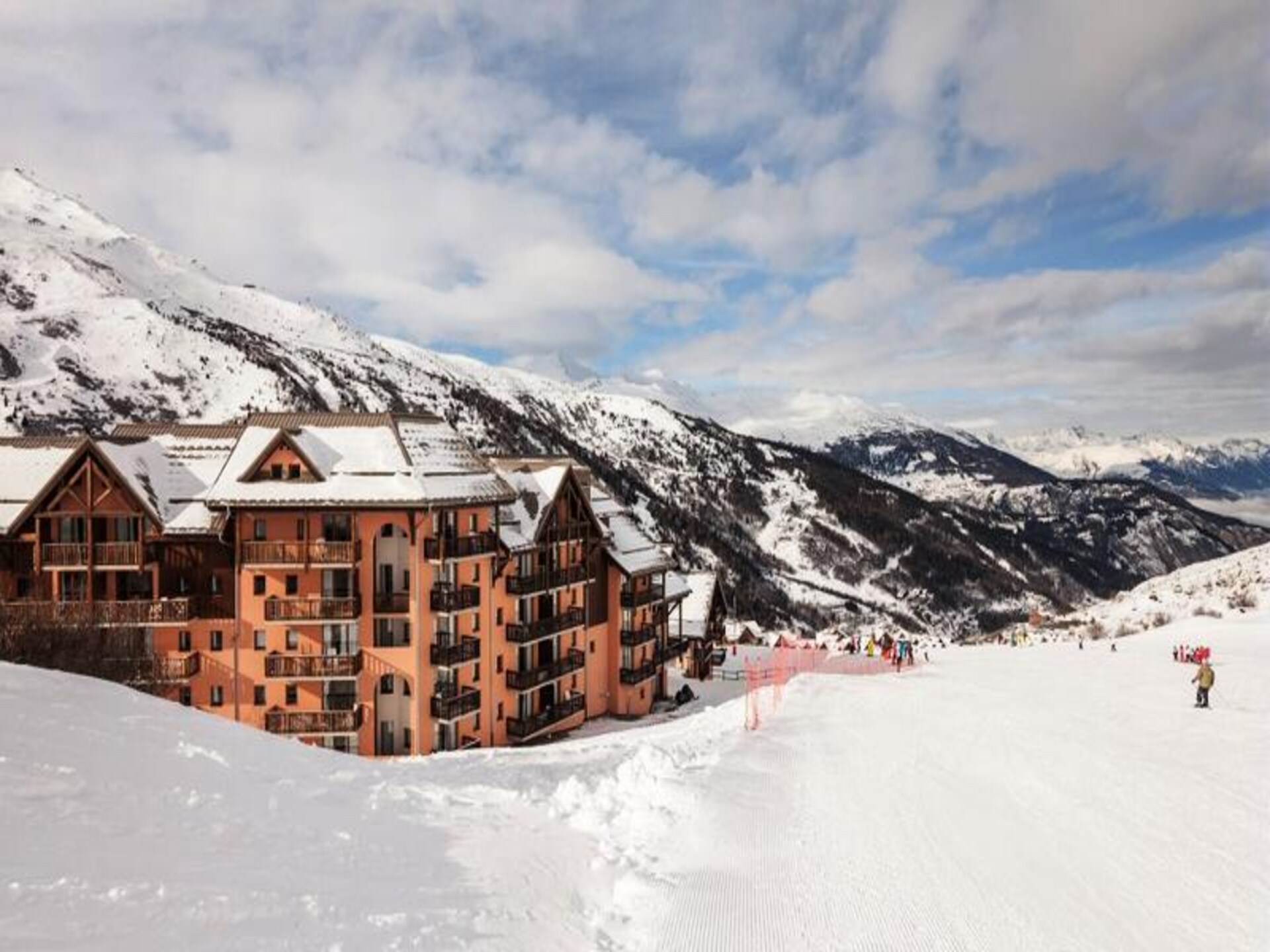 Appartement 5 pers. aan de piste in Valmeinier 1800 met balkon op het westen - foto 6
