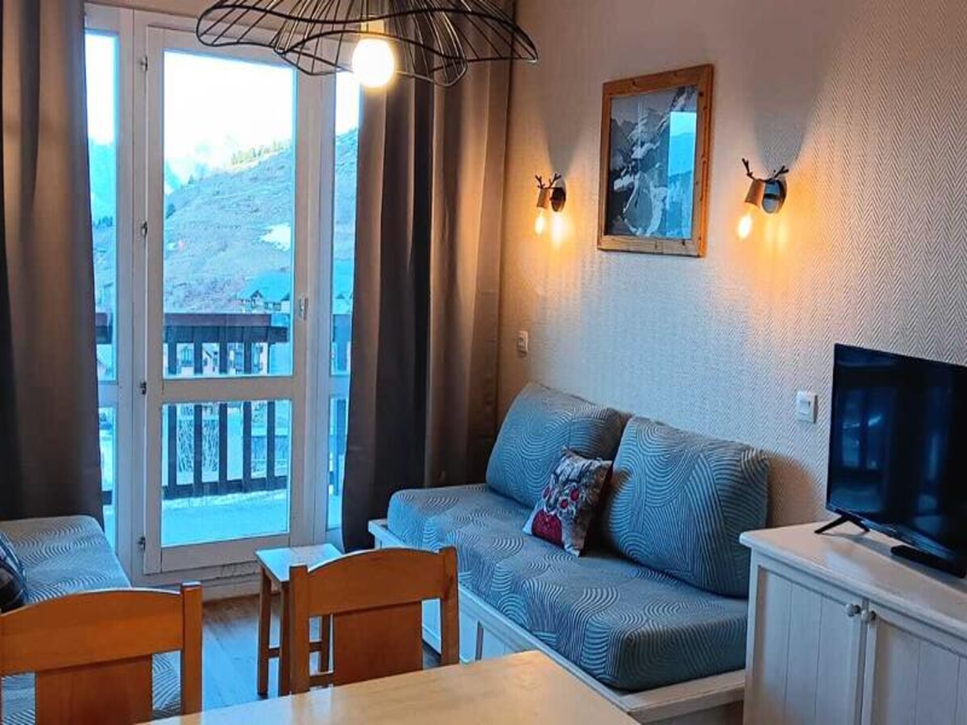 Appartement 5 pers. aan de piste in Valmeinier 1800 met balkon op het westen - foto 10
