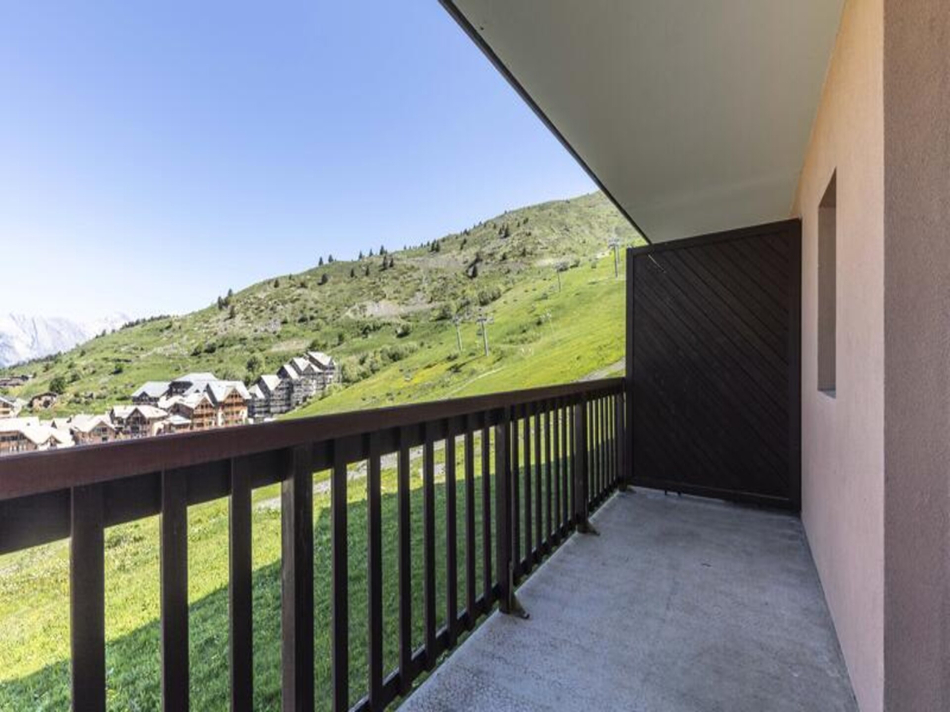 Appartement 5 pers. aan de piste in Valmeinier 1800 met balkon op het westen - foto 17