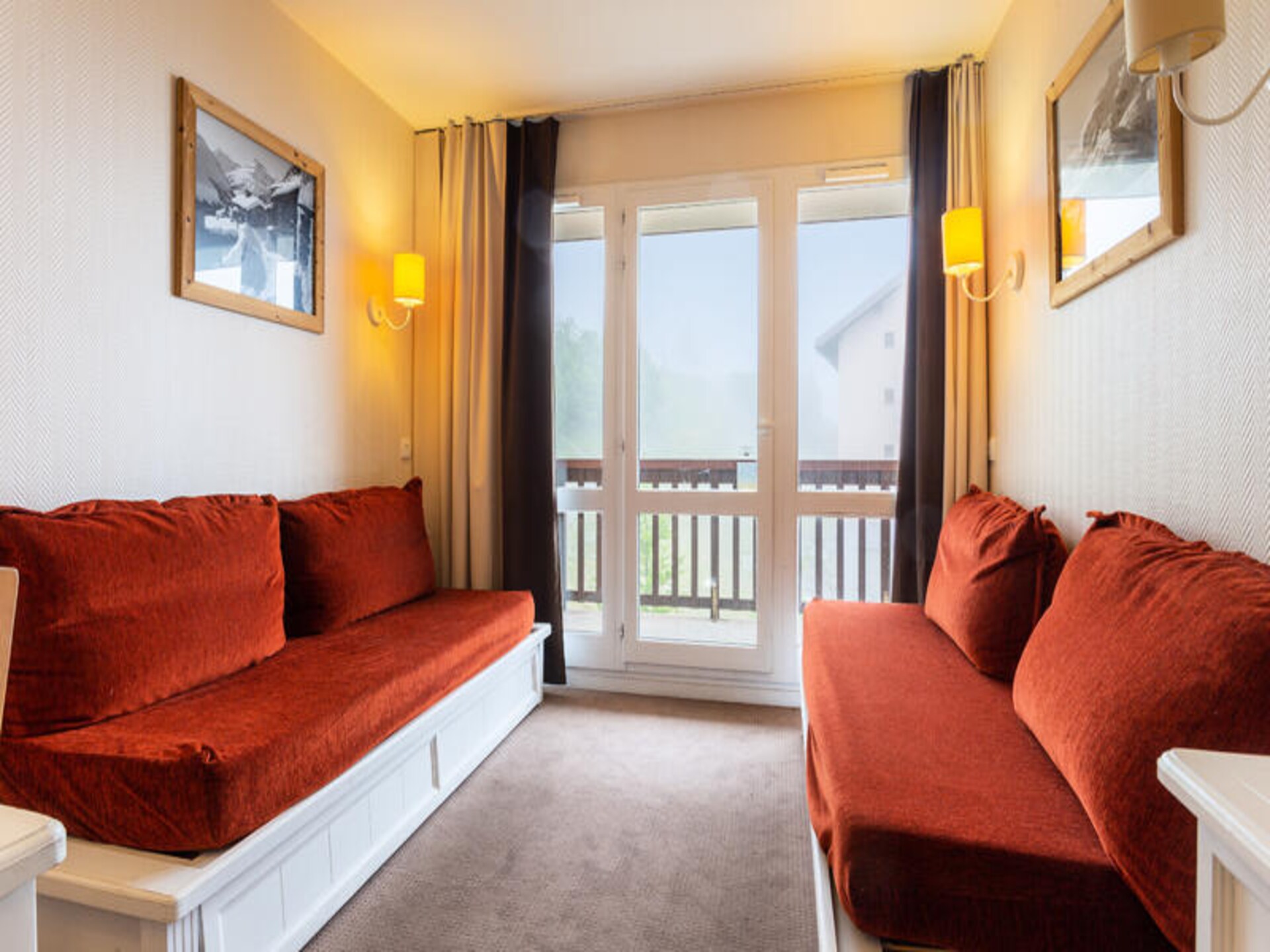 Zonnig appartement op de piste in Valmeinier 1800 met zwembad en uitzicht - foto 6