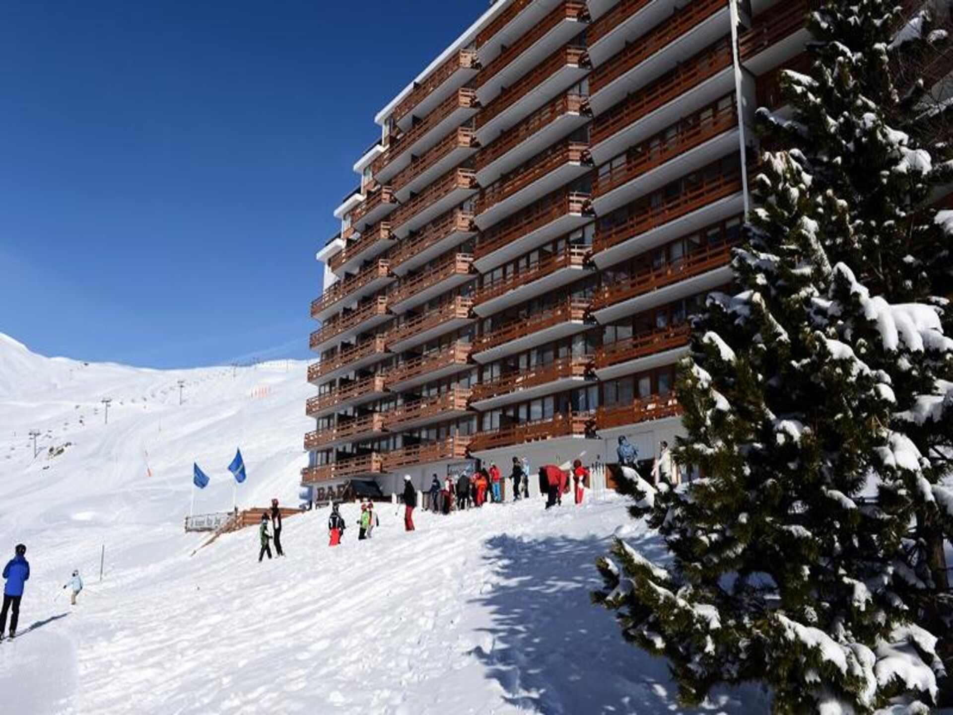 Appartement 6p met balkon, vlakbij de pistes in La Mongie - foto 4
