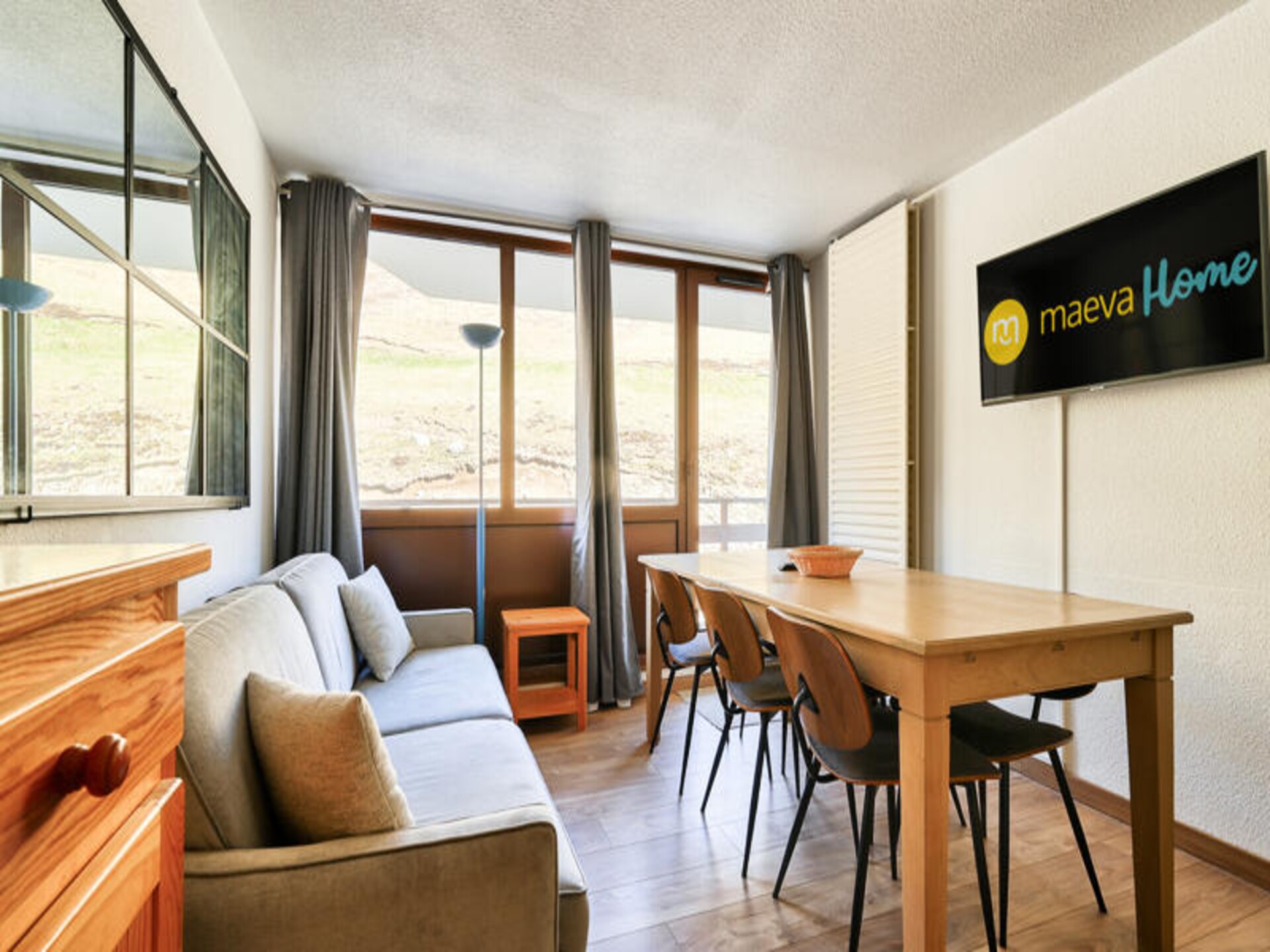 Appartement 6p met balkon, vlakbij de pistes in La Mongie - foto 12