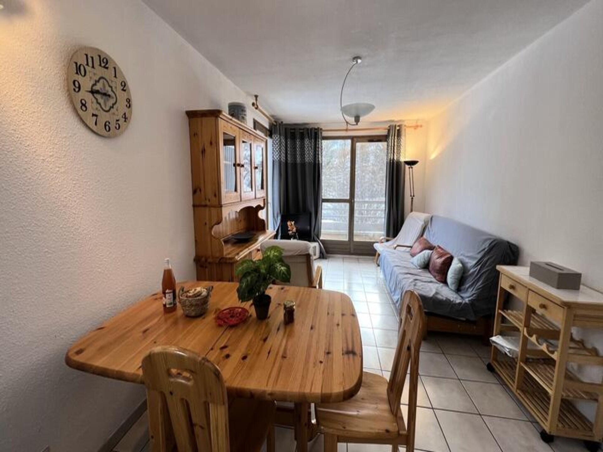Rustiek appartement voor 8 aan de Alpenrivier, 300m van de Pontillas-lift - foto 6
