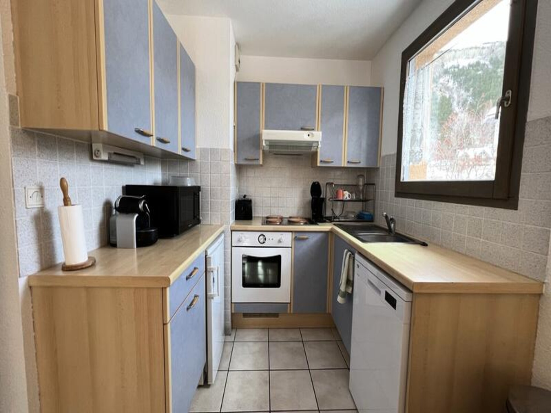 Rustiek appartement voor 8 aan de Alpenrivier, 300m van de Pontillas-lift - foto 7