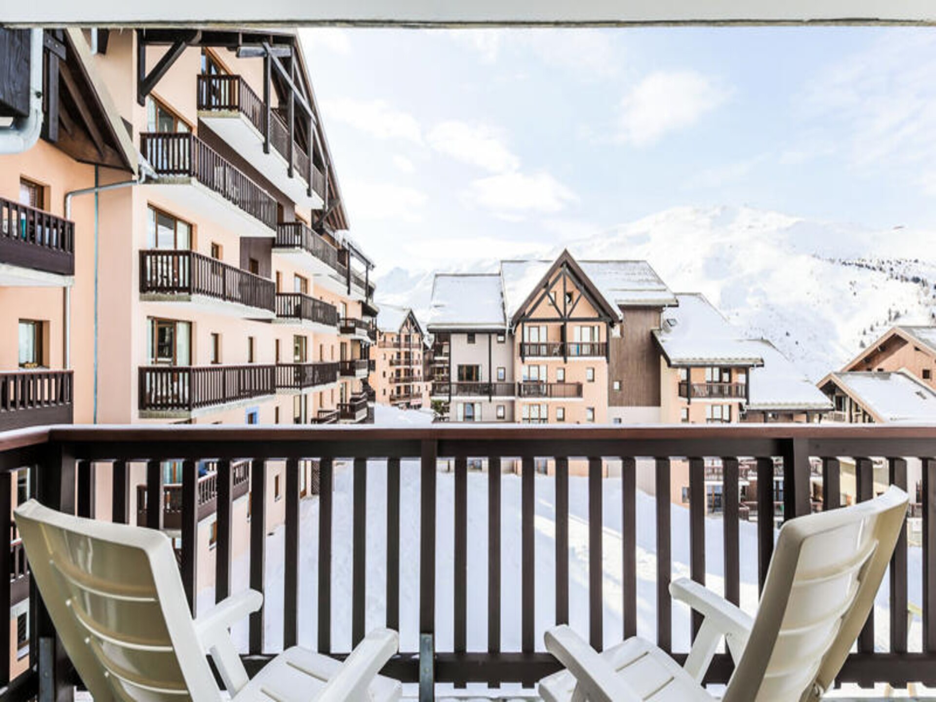 Knus appartement aan de piste in Valmeinier 1800 met zwembad en sauna - foto 18
