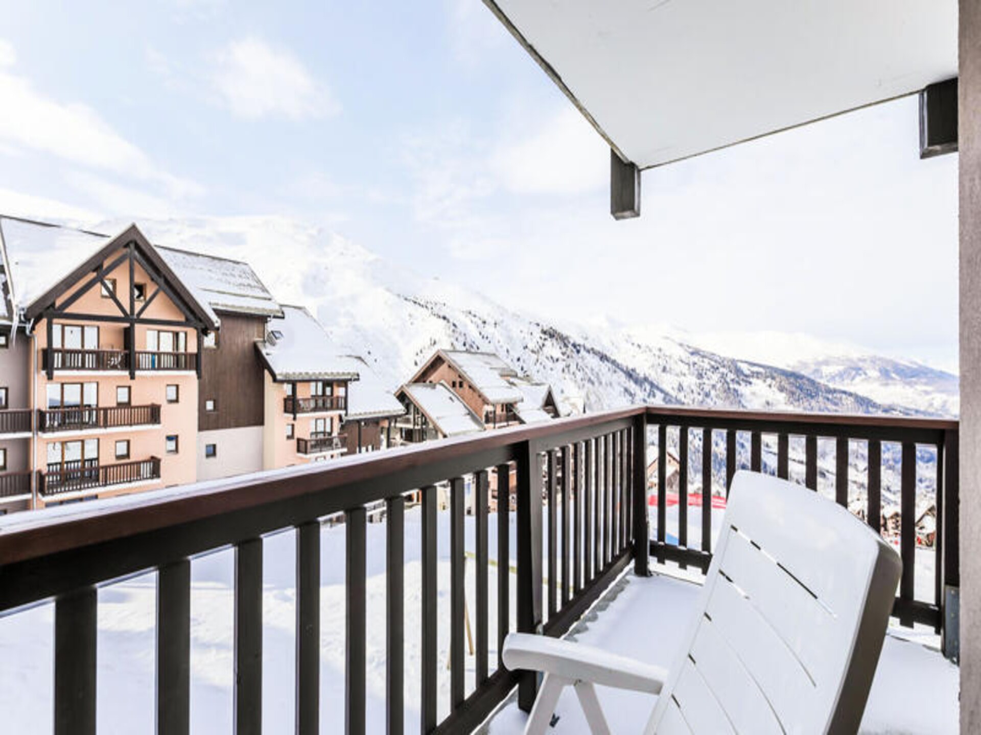 Knus appartement aan de piste in Valmeinier 1800 met zwembad en sauna - foto 20
