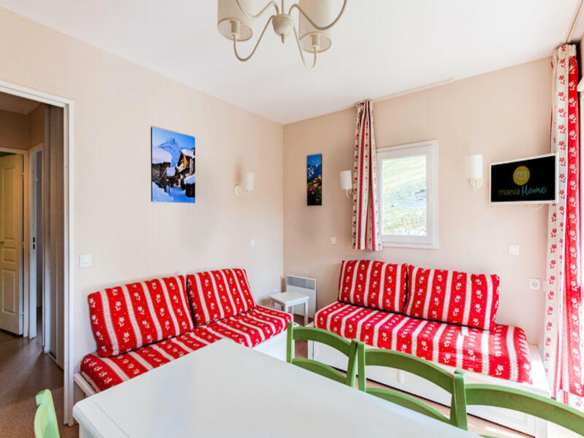 Appartement 6p aan de piste in Valmeinier 1800 met zwembad en uitzicht - foto 8