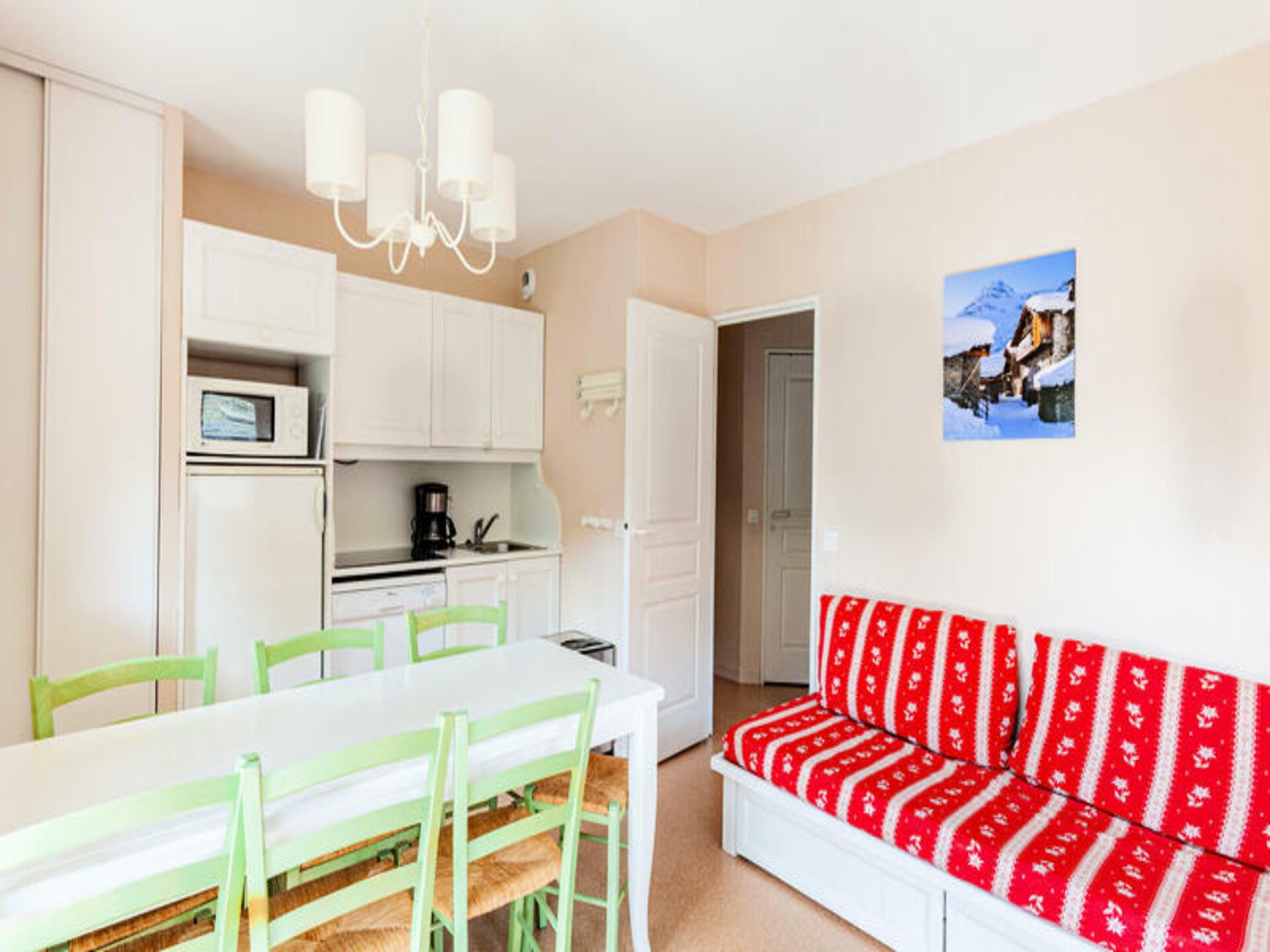 Appartement 6p aan de piste in Valmeinier 1800 met zwembad en uitzicht - foto 11