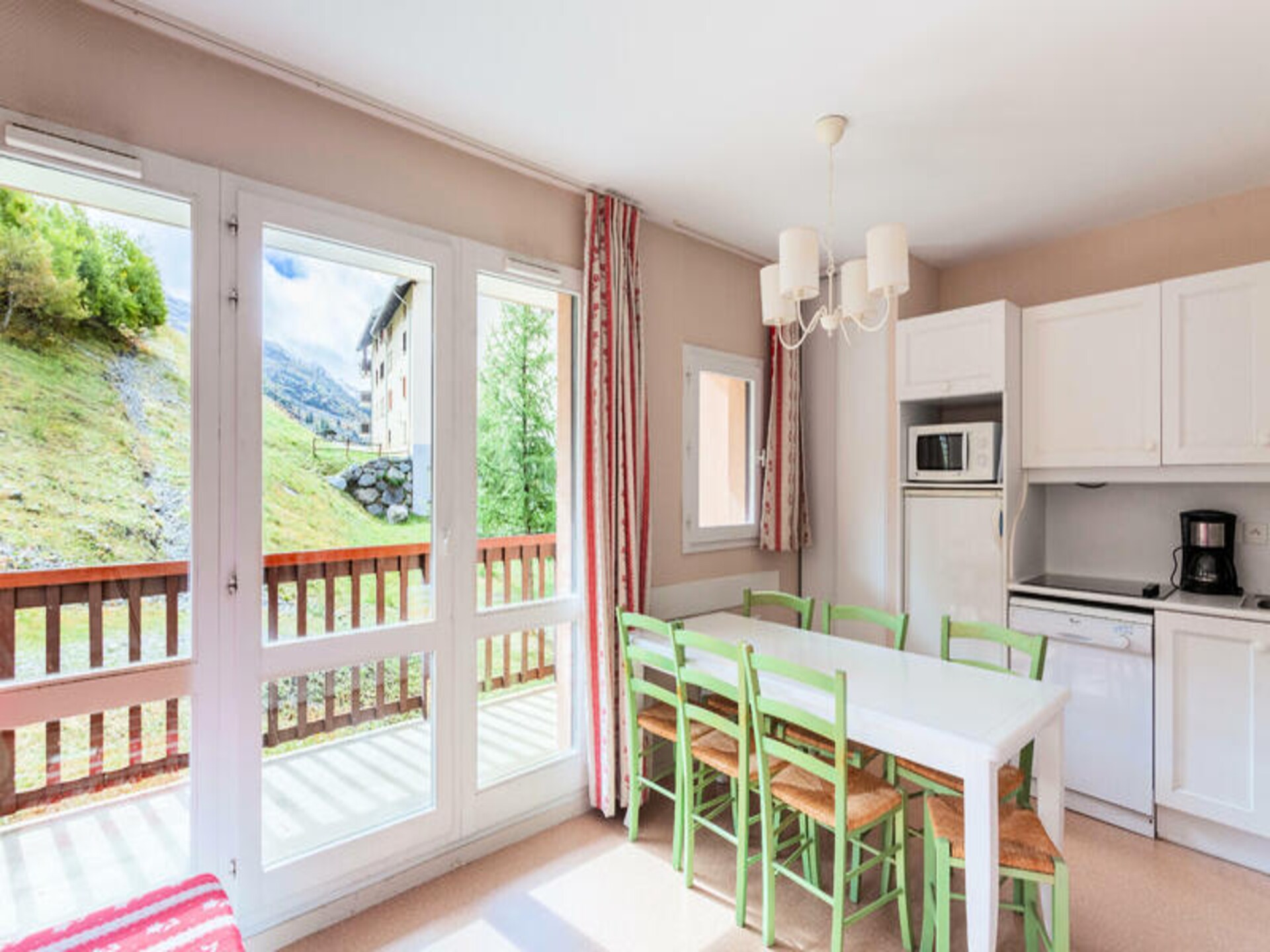 Appartement 6p aan de piste in Valmeinier 1800 met zwembad en uitzicht - foto 13