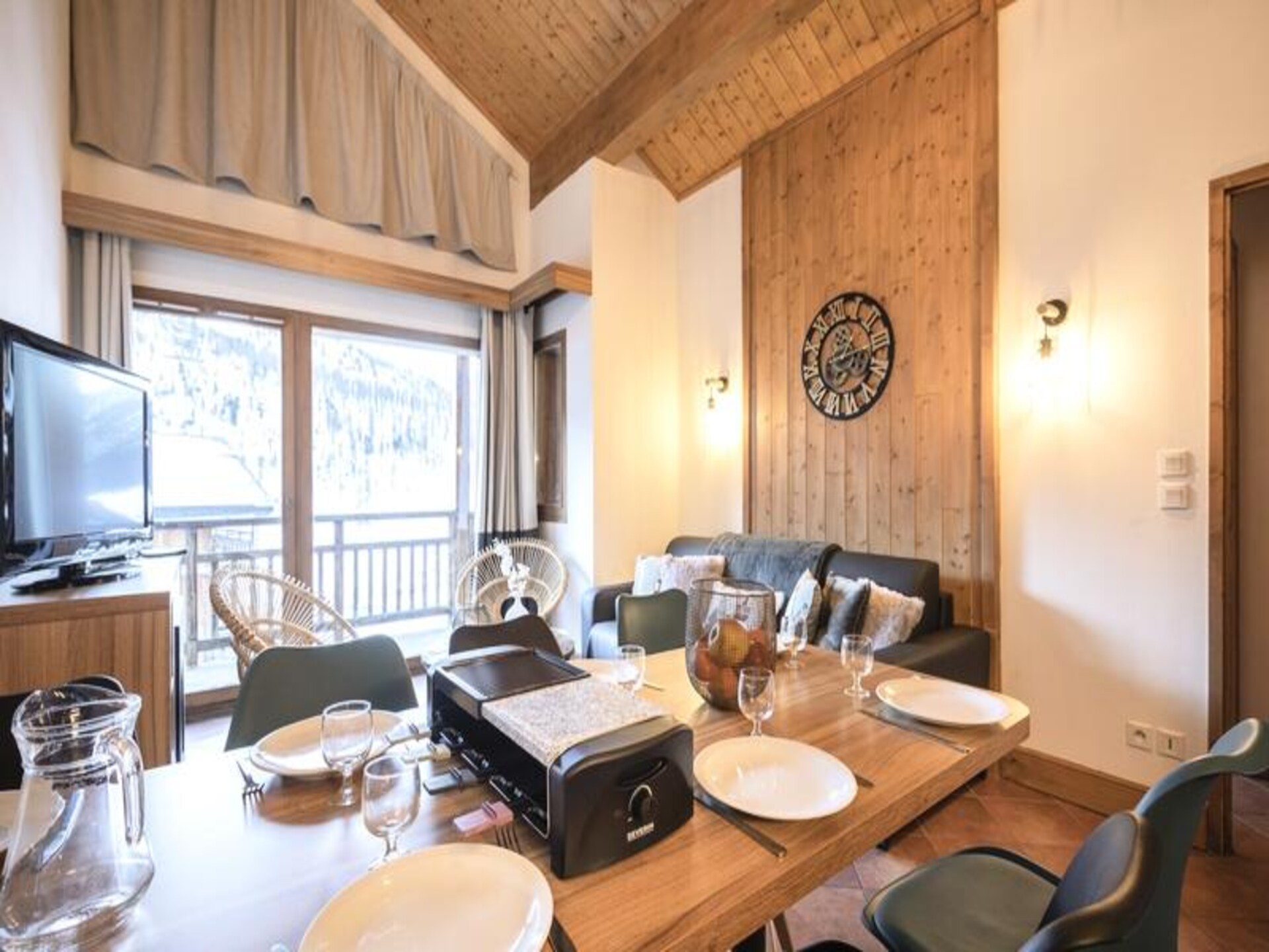 Appartement 8 pers. in Montgenèvre, voet van de piste met zwembad & spa - foto 15