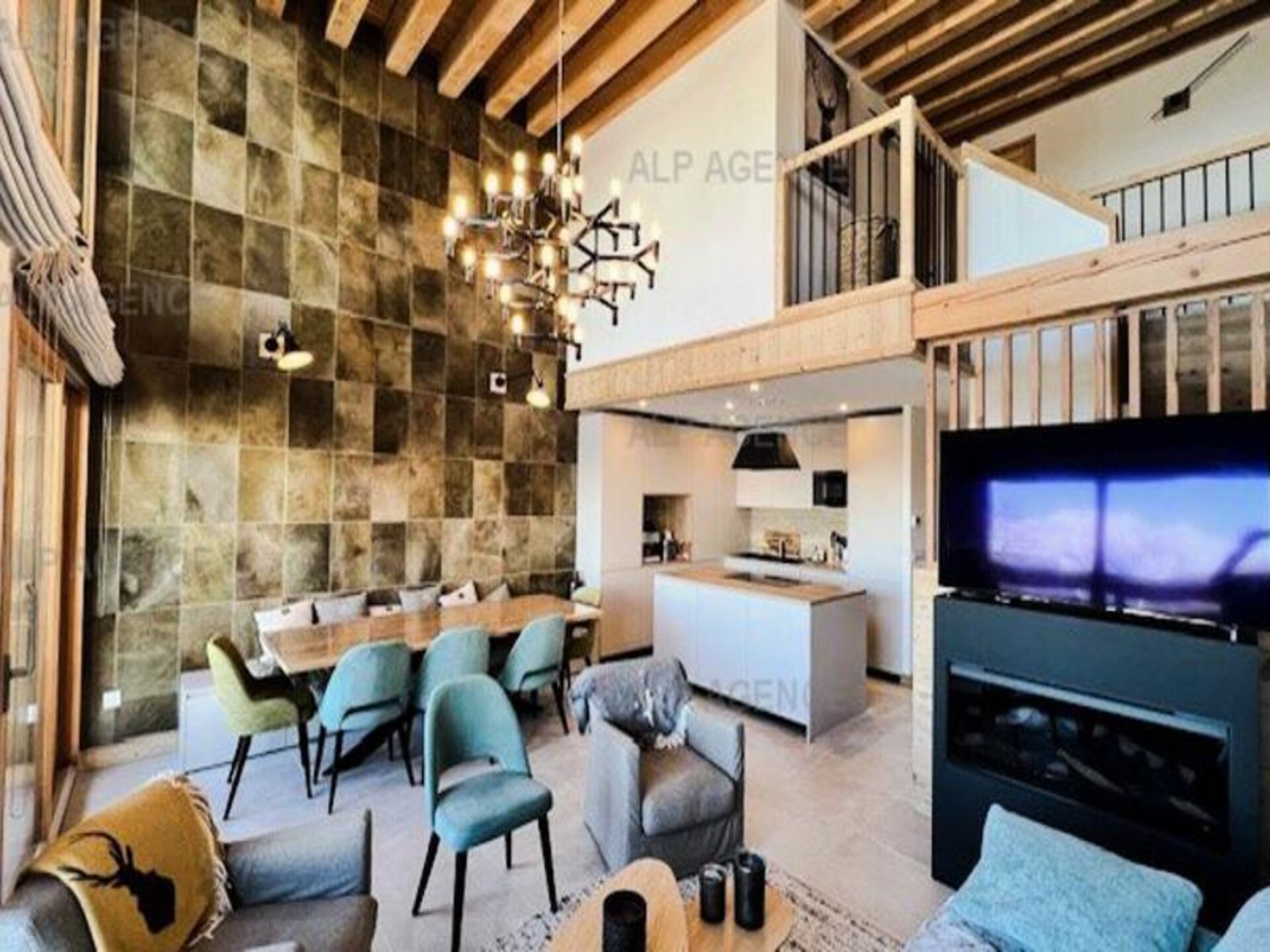 Luxe duplex appartement met Mont Blanc-uitzicht in La Plagne, 200m van de piste - foto 1