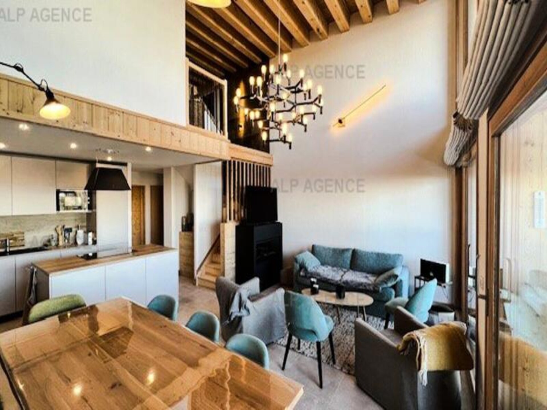 Luxe duplex appartement met Mont Blanc-uitzicht in La Plagne, 200m van de piste - foto 3