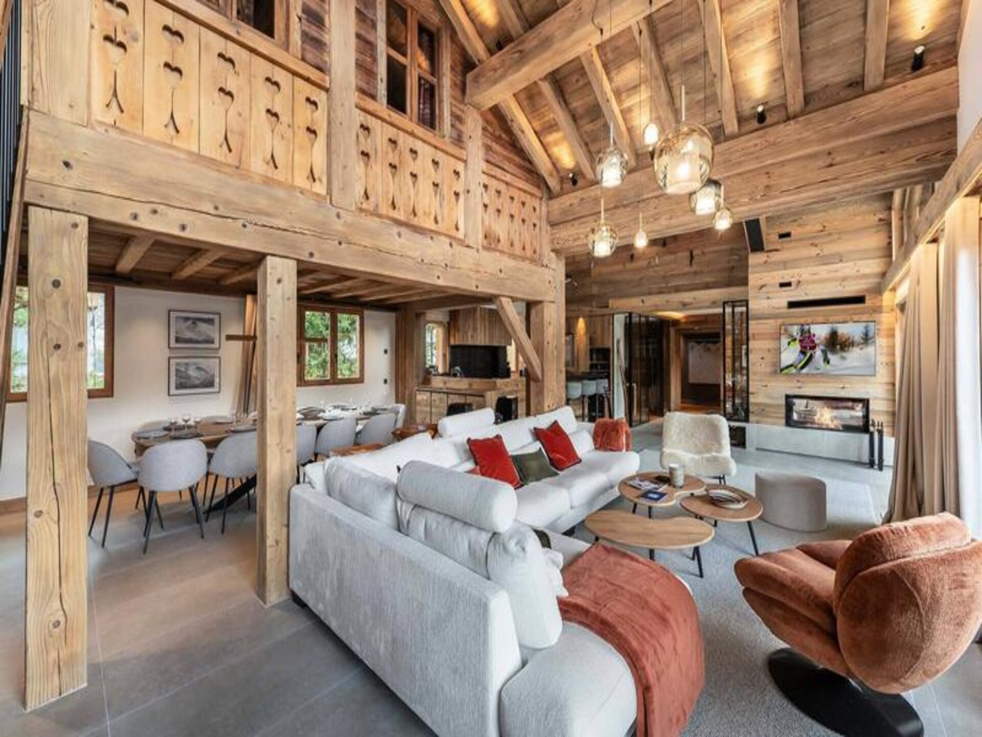 Chalet Lady Mijane: 400m² luxe met spa & sauna vlakbij de piste in Méribel - foto 2