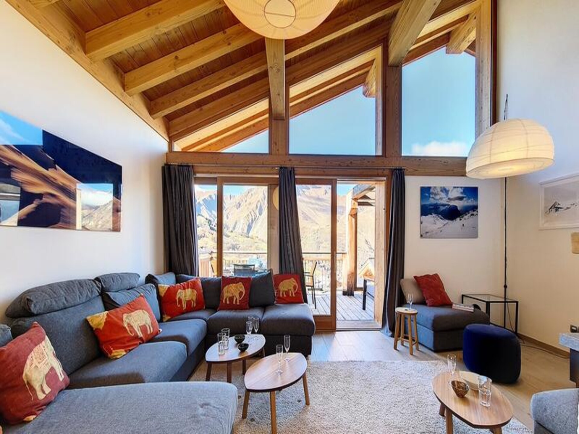 Ruim chalet voor 16 personen in Les Belleville, direct aan de piste - foto 14