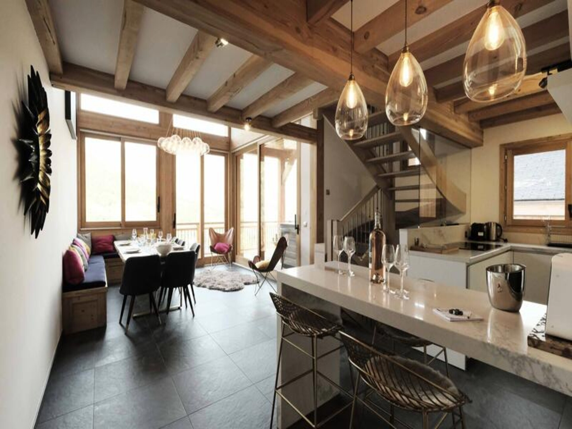 Luxe appartement voor 12 personen direct aan de piste in Les Belleville - foto 10