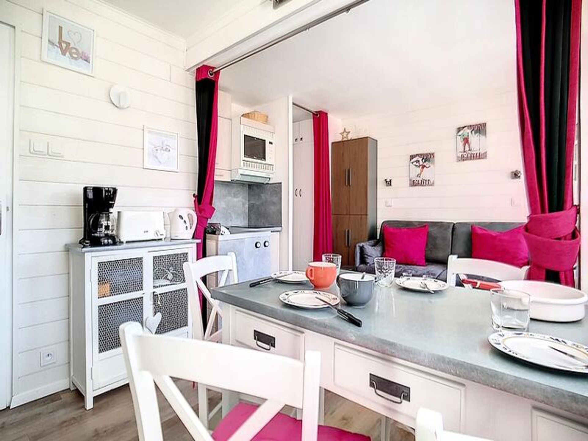 Knusse studio op 100m van de piste met balkon in Les Belleville - foto 7