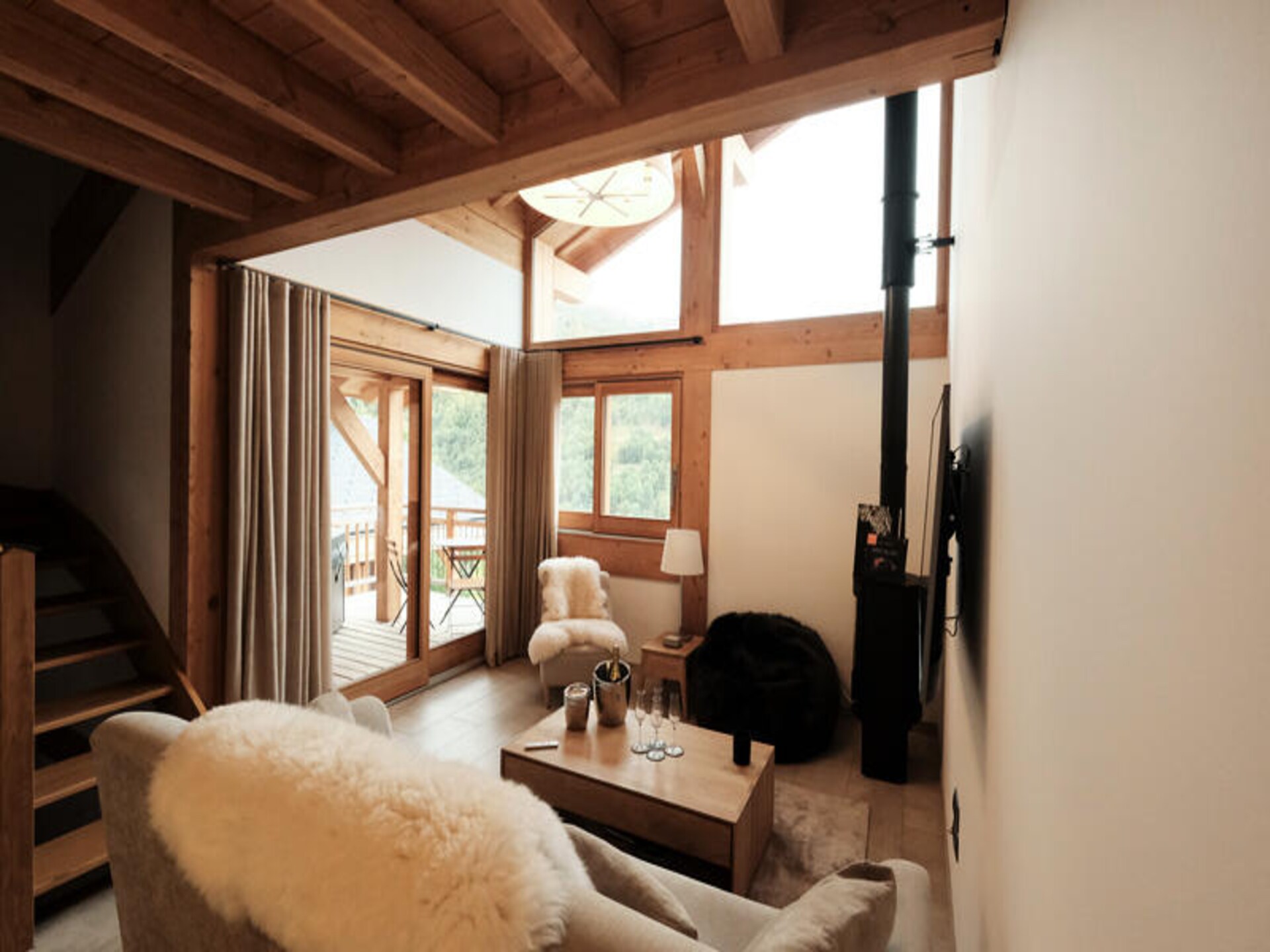 Luxe appartement Résidence Caseblanche met sauna en jacuzzi in Les Belleville - foto 7