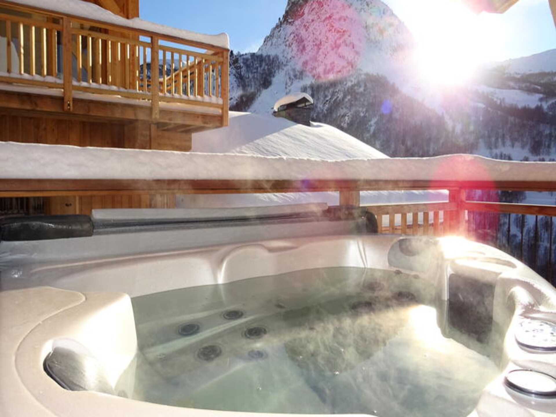 Luxe appartement Résidence Caseblanche met sauna en jacuzzi in Les Belleville - foto 14