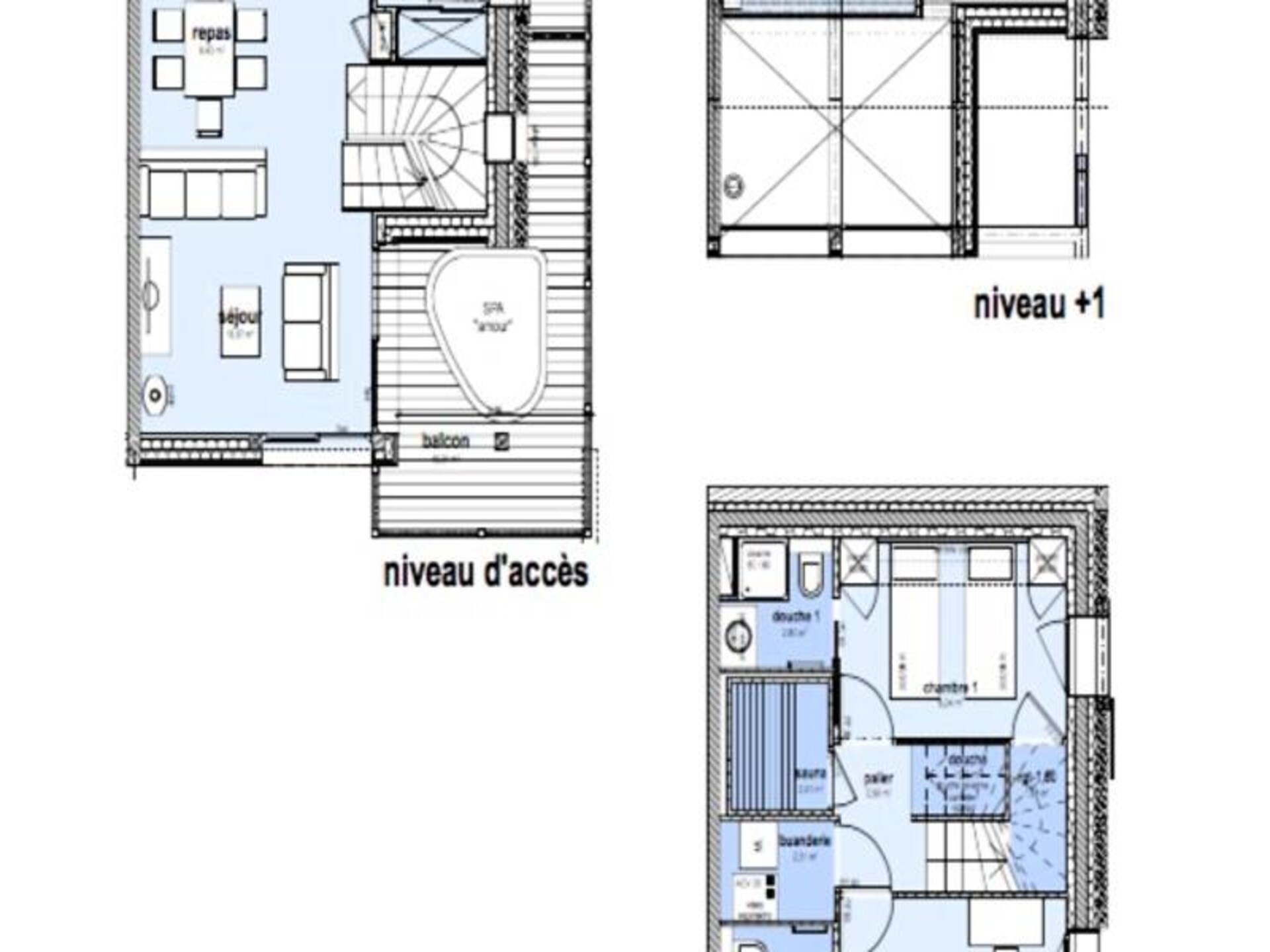 Luxe appartement Résidence Caseblanche met sauna en jacuzzi in Les Belleville - foto 20