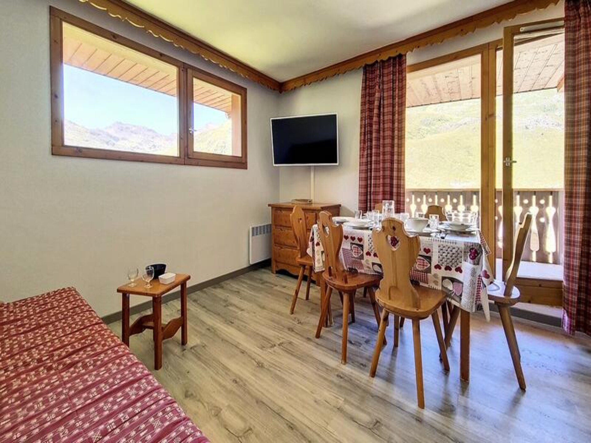 Appartement 6p aan voet pistes Les Bruyères met westbalkon - foto 15