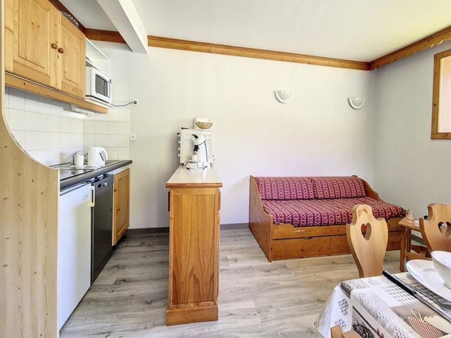 Appartement 6p aan voet pistes Les Bruyères met westbalkon - foto 16
