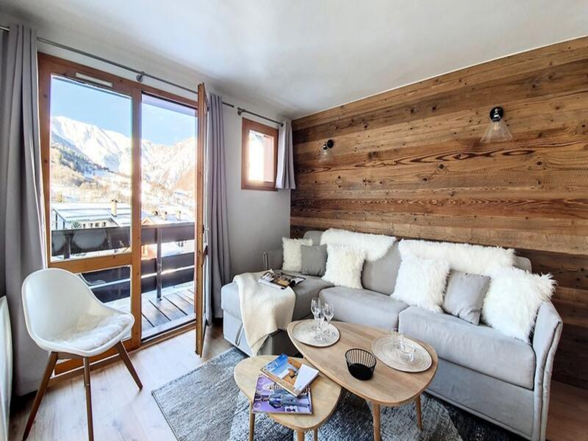 Duplex appartement met balkon en bergzicht in Les Belleville - foto 4