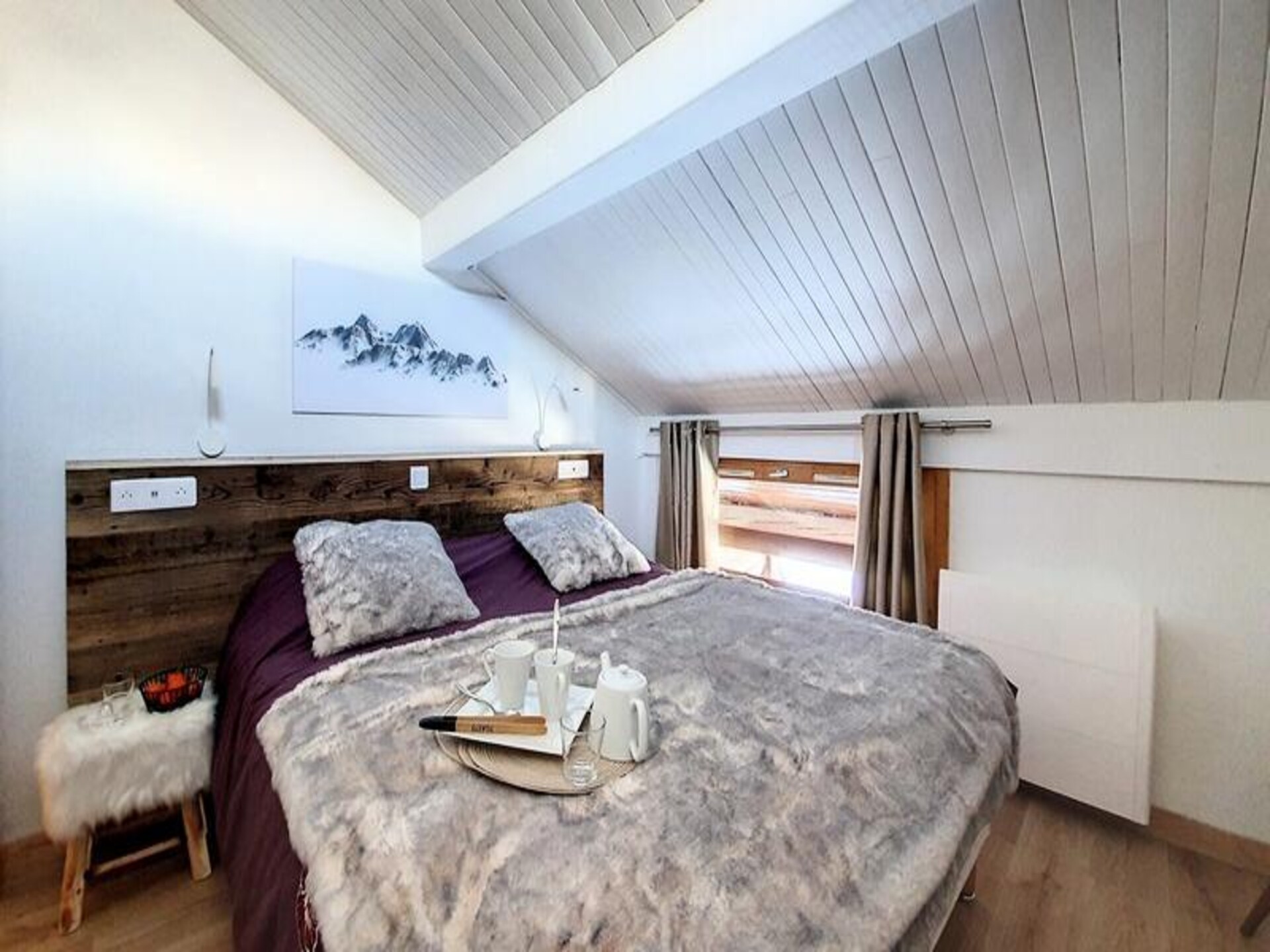 Duplex appartement met balkon en bergzicht in Les Belleville - foto 13