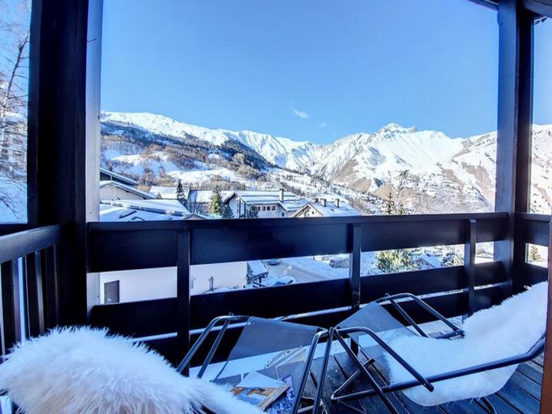 Duplex appartement met balkon en bergzicht in Les Belleville - foto 16