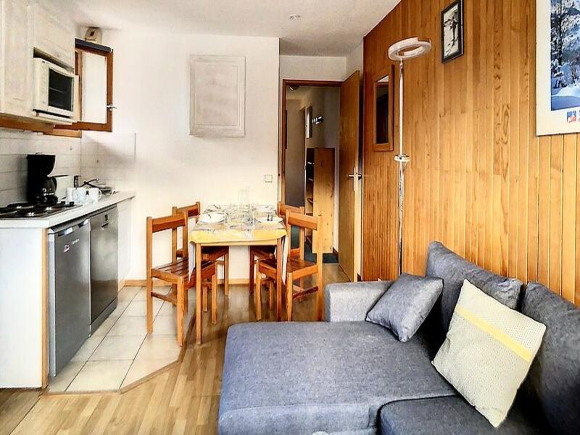 Knus appartement in het dorpshart van Les Belleville, vlakbij de skilift - foto 9