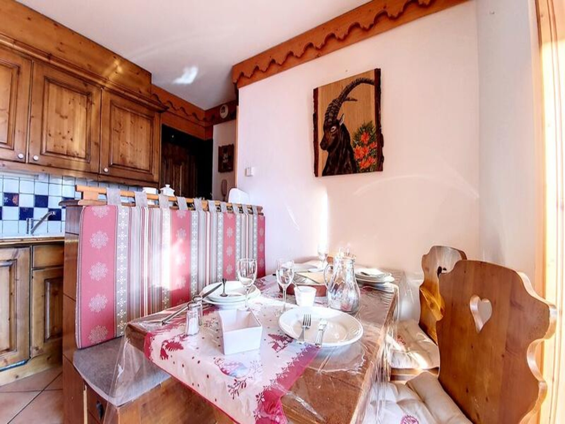 Appartement 6p in Les Menuires met zwembad, sauna en uitzicht op de Alpen - foto 15