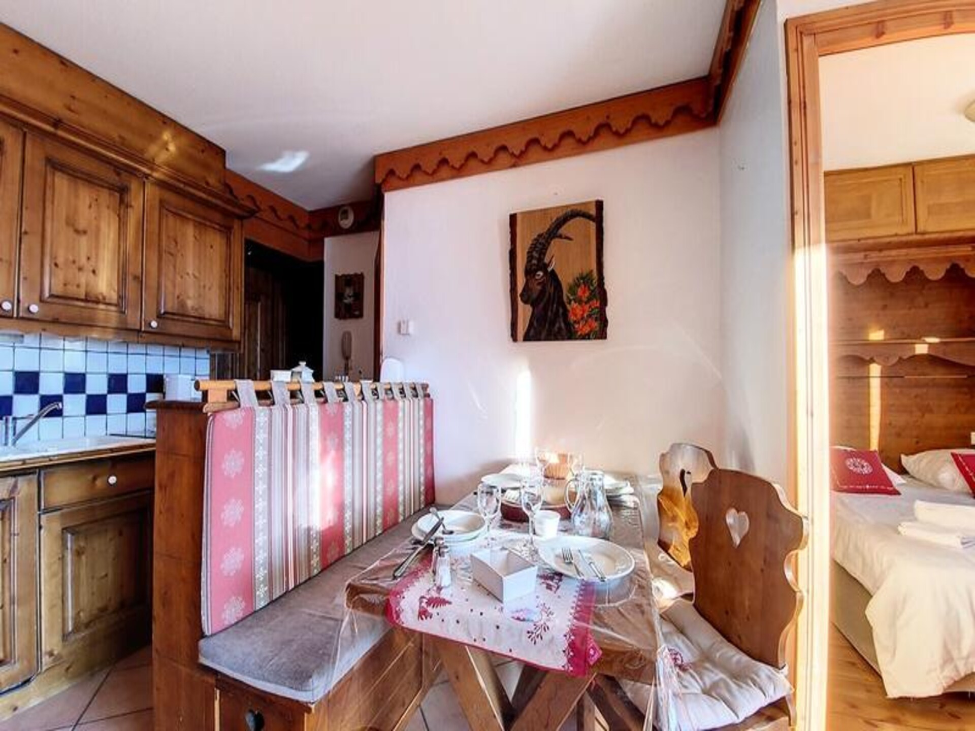 Appartement 6p in Les Menuires met zwembad, sauna en uitzicht op de Alpen - foto 18