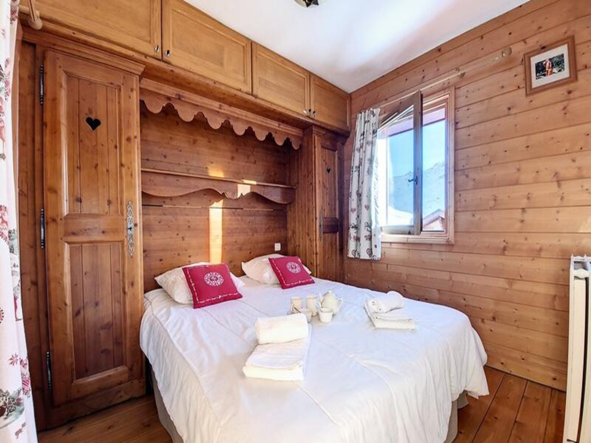 Appartement 6p in Les Menuires met zwembad, sauna en uitzicht op de Alpen - foto 23