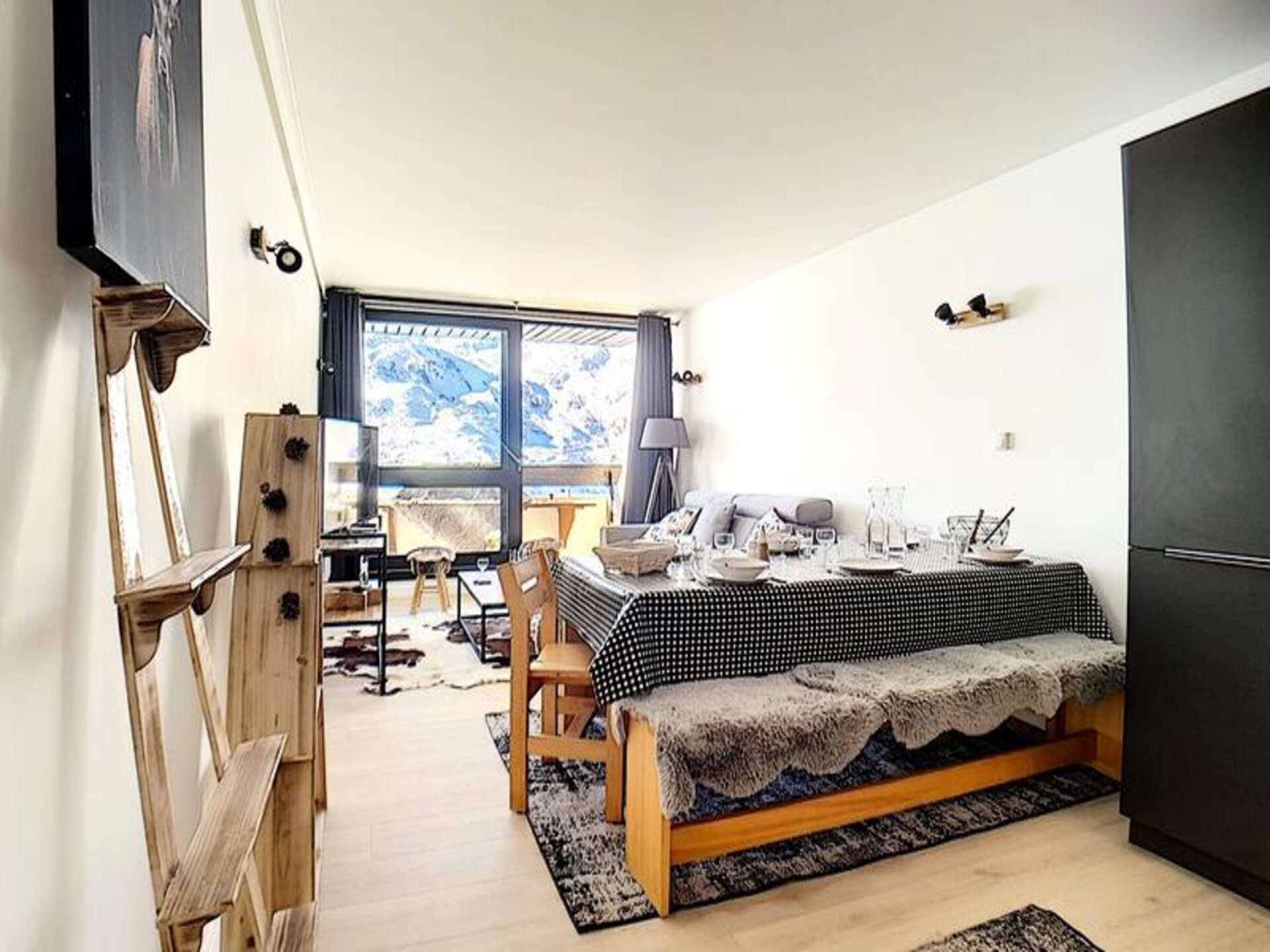 Panoramisch appartement op de top in Les Menuires voor 8 personen - foto 12