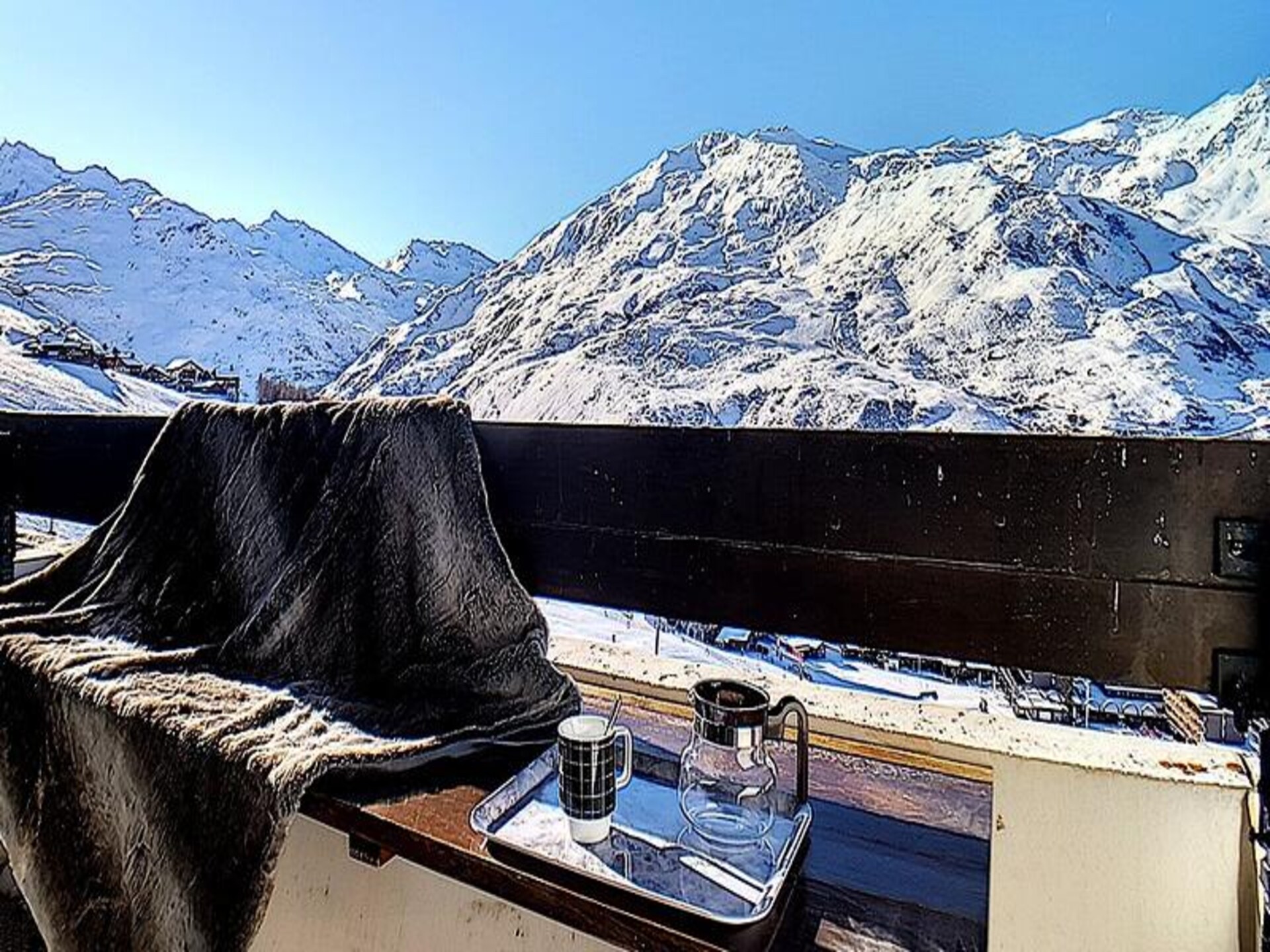 Panoramisch appartement op de top in Les Menuires voor 8 personen - foto 15
