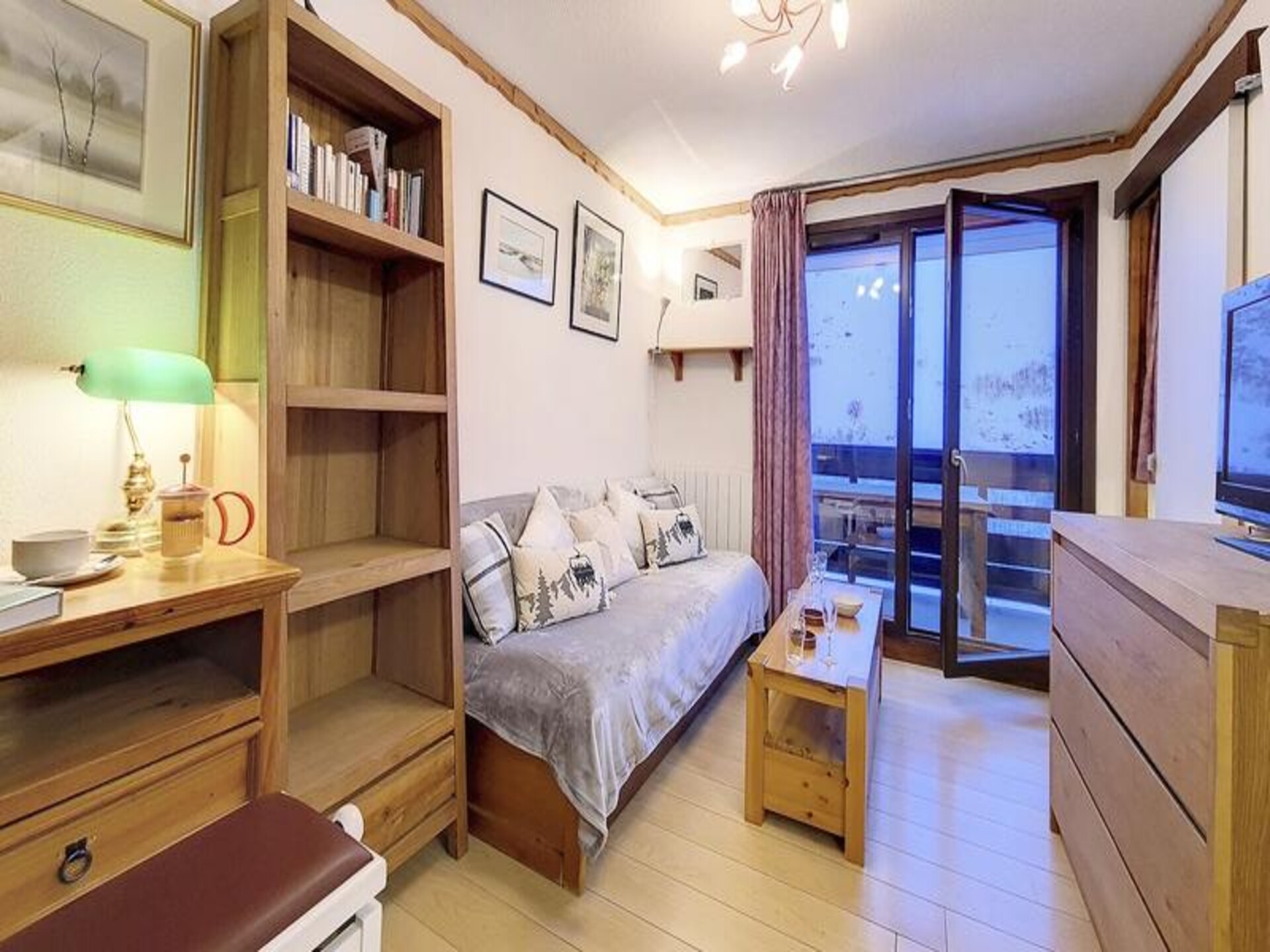 Ski-in/ski-out appartement met balkon op het westen in Les Menuires - foto 7