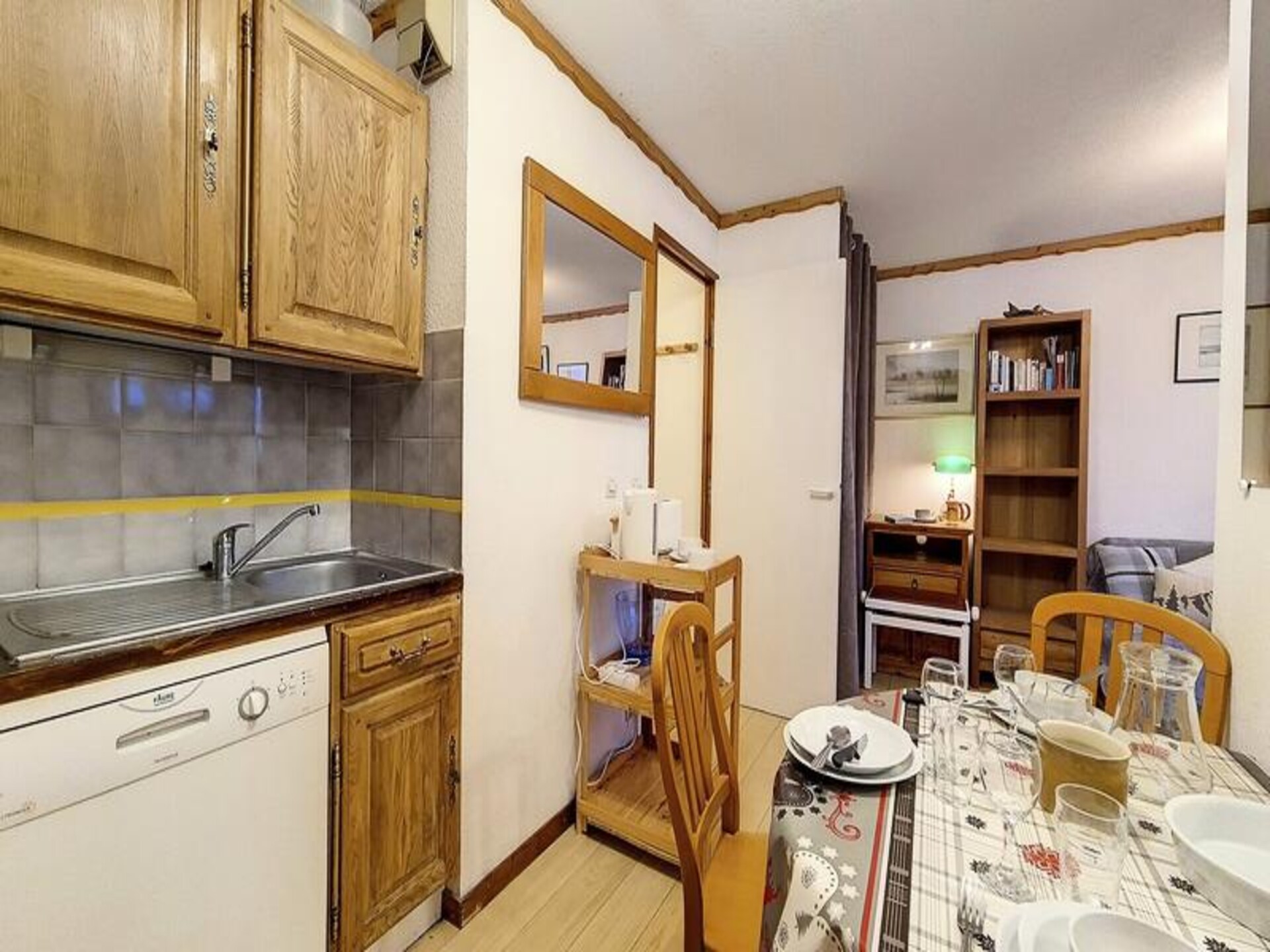 Ski-in/ski-out appartement met balkon op het westen in Les Menuires - foto 14